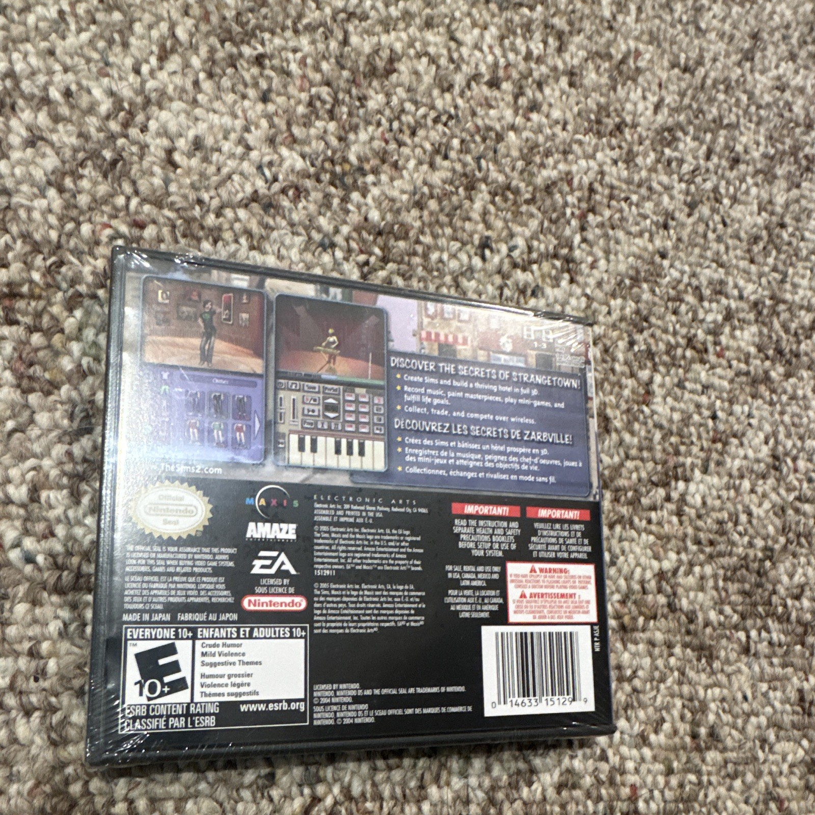 EA The Sims 2 (Nintendo DS)Simulation The Sims Series sealed never opened