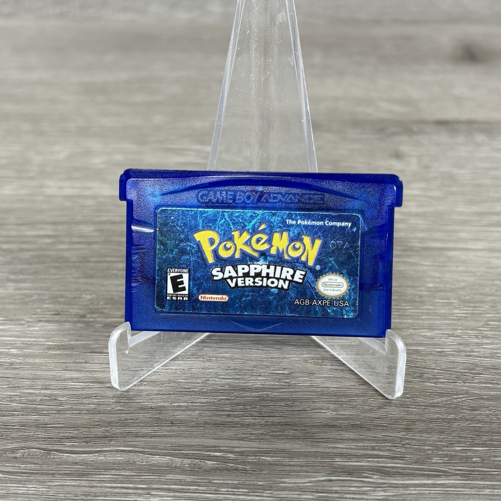 Pokemon Sapphire Version Nintendo GBA Authentic Cartridge Dry Battery Works