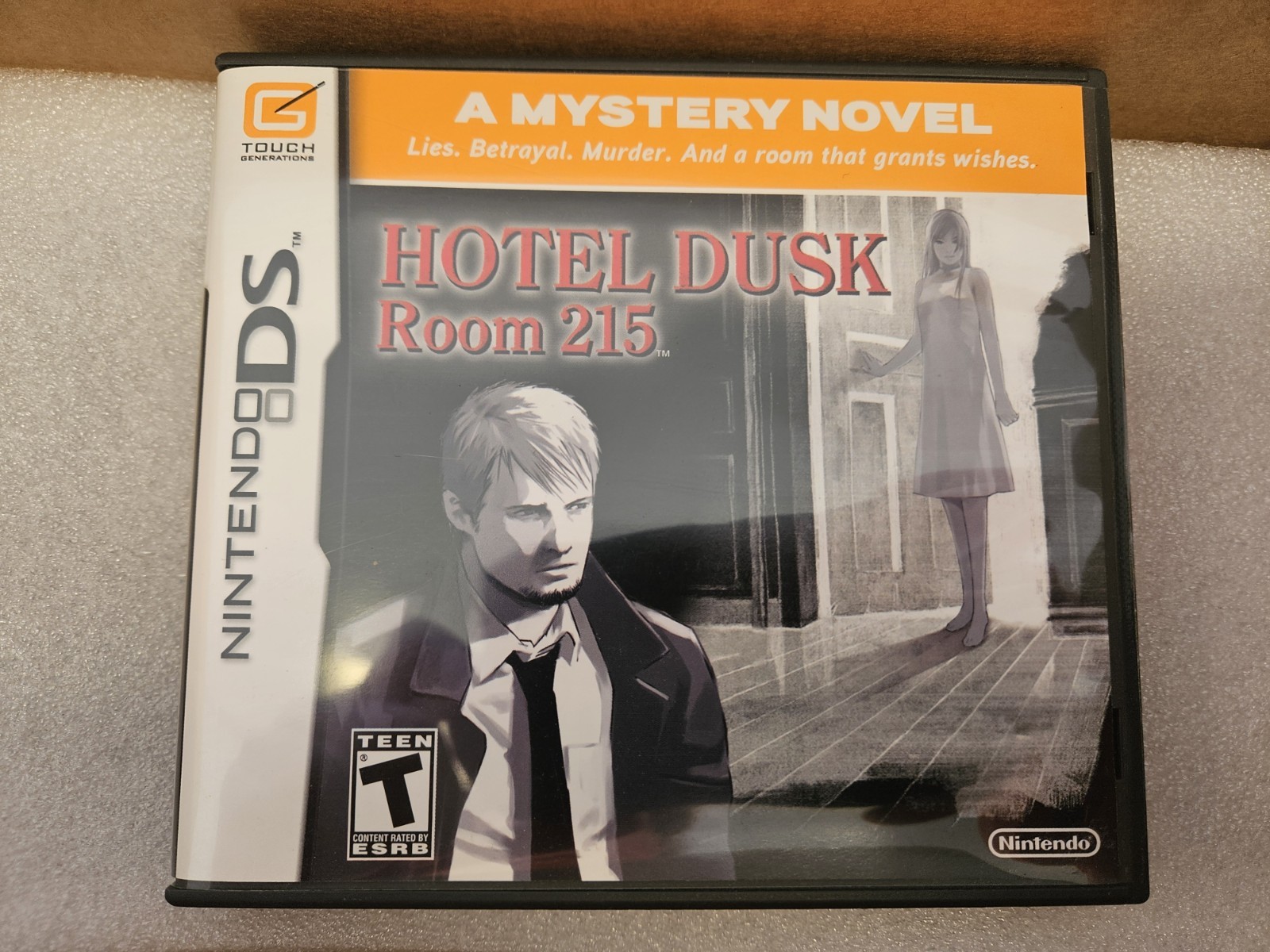 Hotel Dusk: Room 215 – Nintendo DS Game With Case And Manual