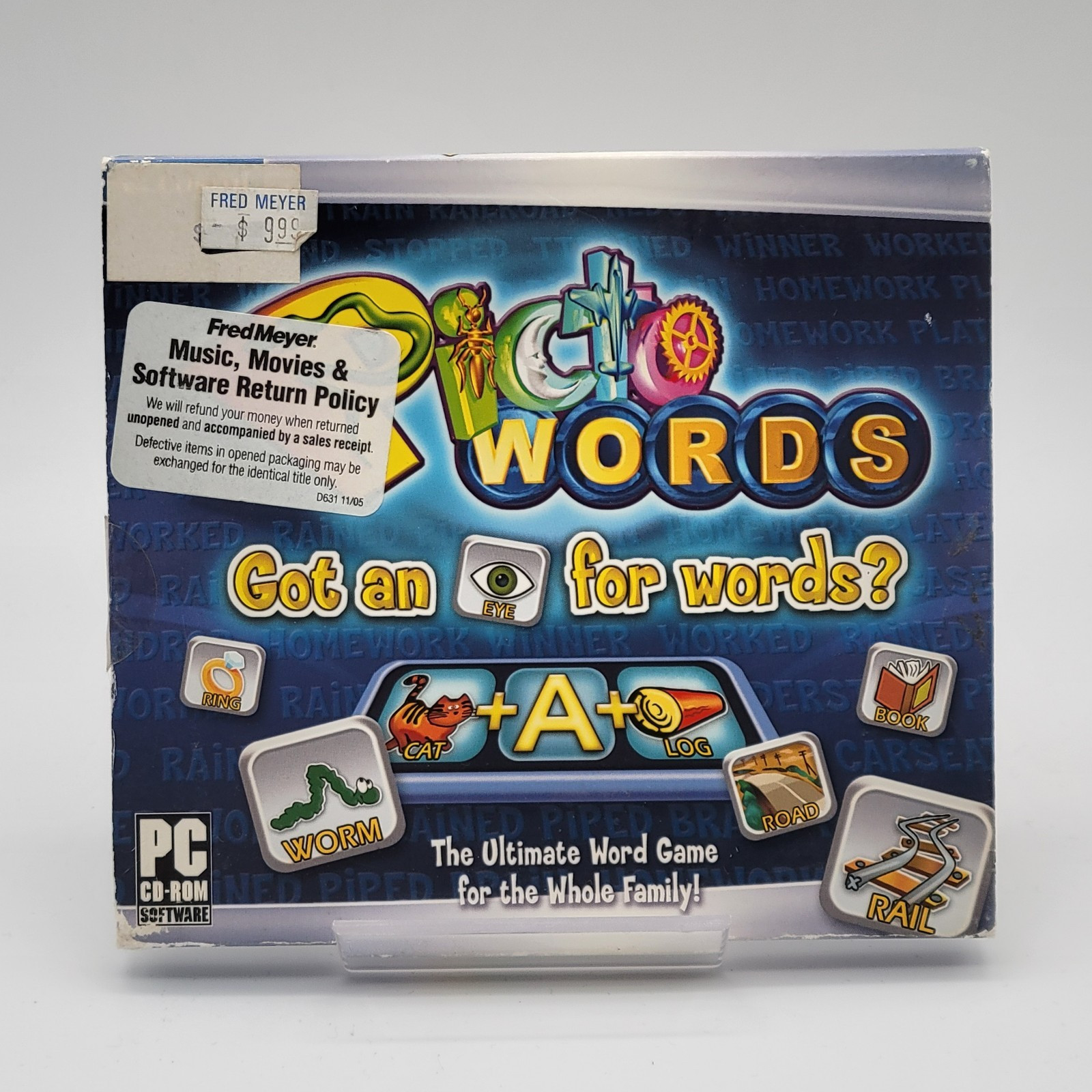 Picto Words Got An Eye For Words | PC CD-ROM Software PC Game