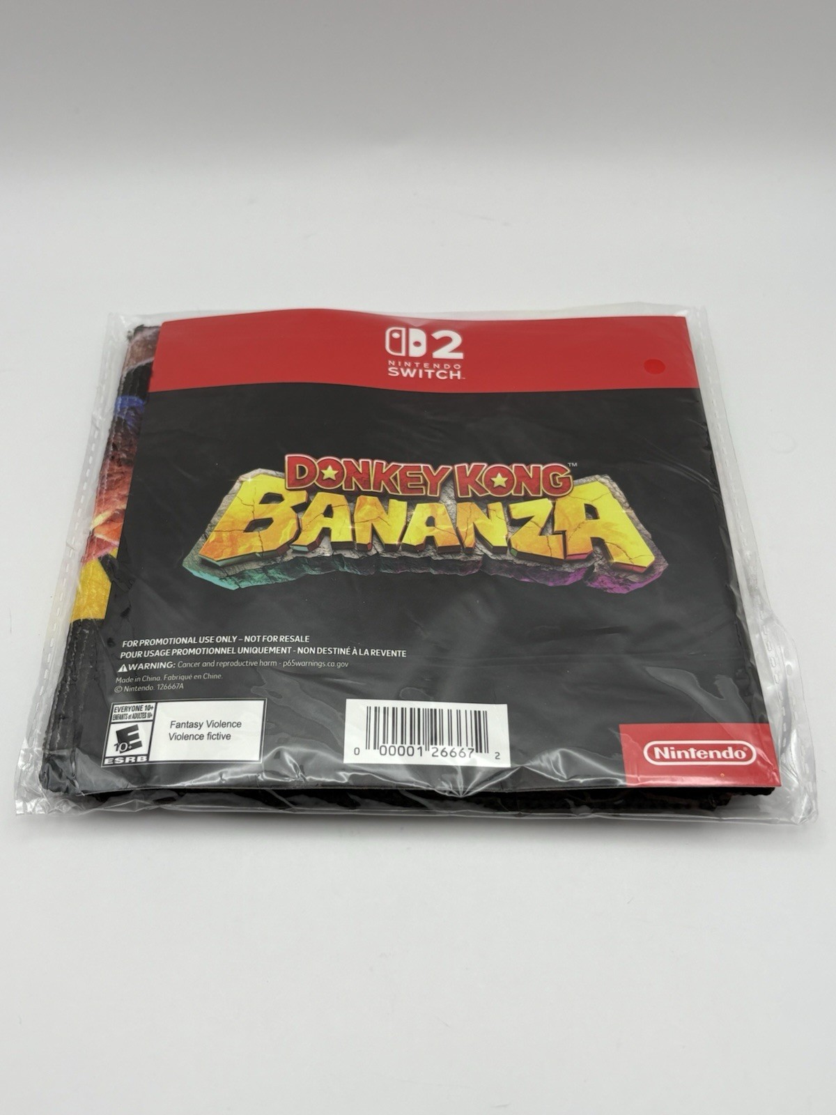Donkey Kong Bananza – Rally Towel, My Nintendo Reward Exclusive – (Brand New)