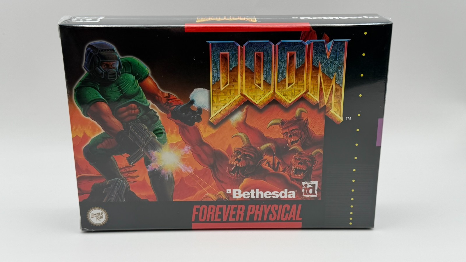 Limited Run DOOM SNES Classic Edition – New Sealed Forever Physical Bethesda id