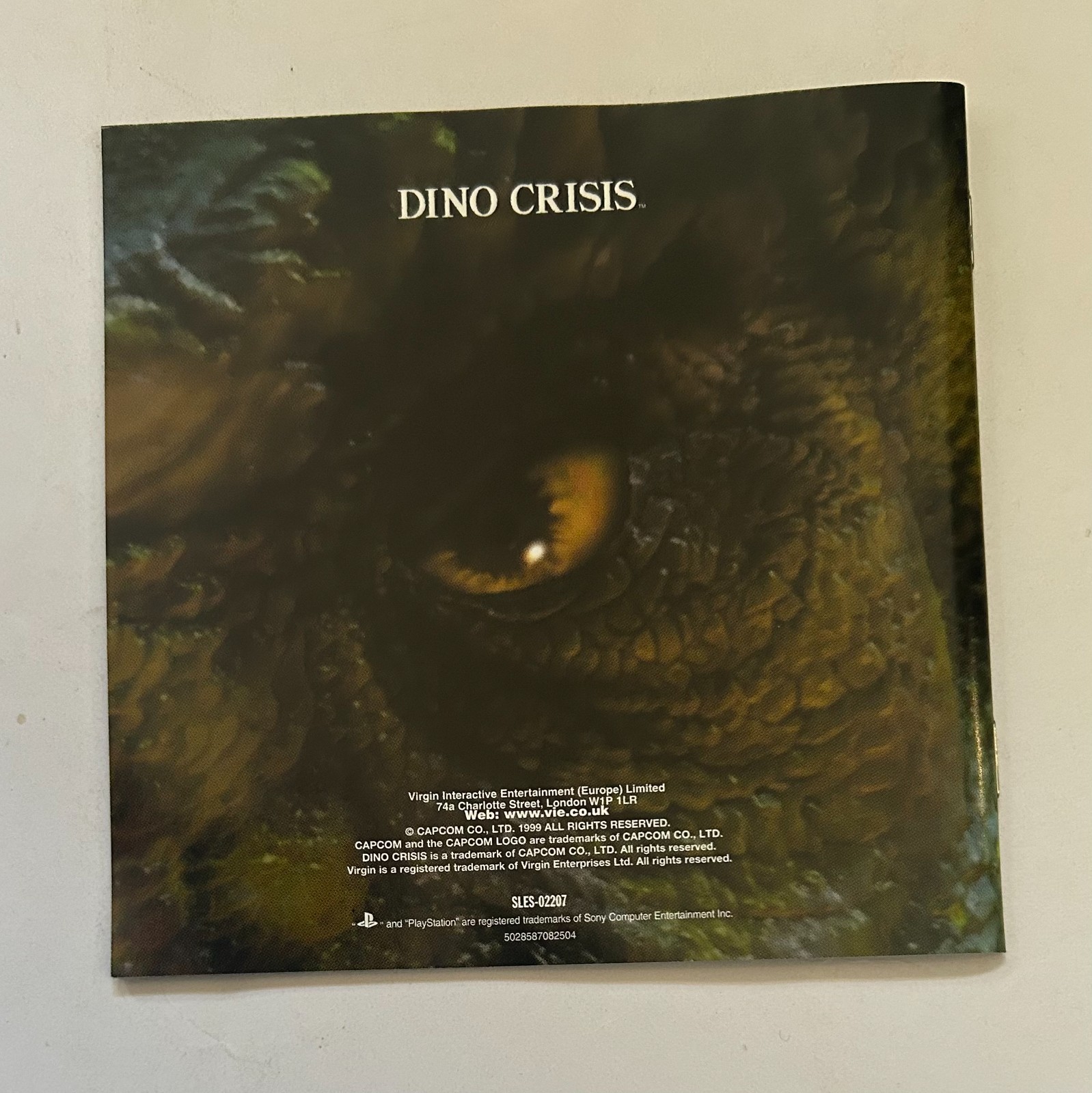 Dino Crisis Review Version – Sony PlayStation PSone – Promo Not For Resale 1999
