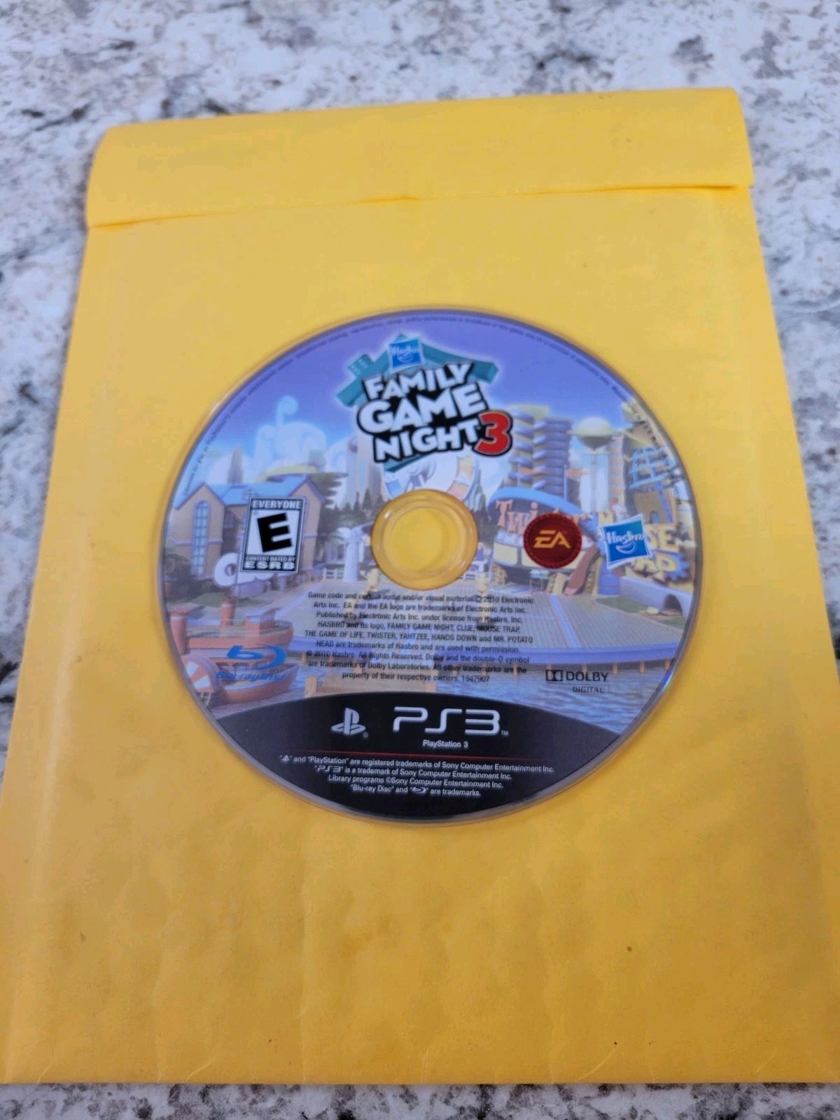 Hasbro Family Game Night 3 (Sony PlayStation 3, 2010) CIB Ps3 FAST SAME DAY SHIP
