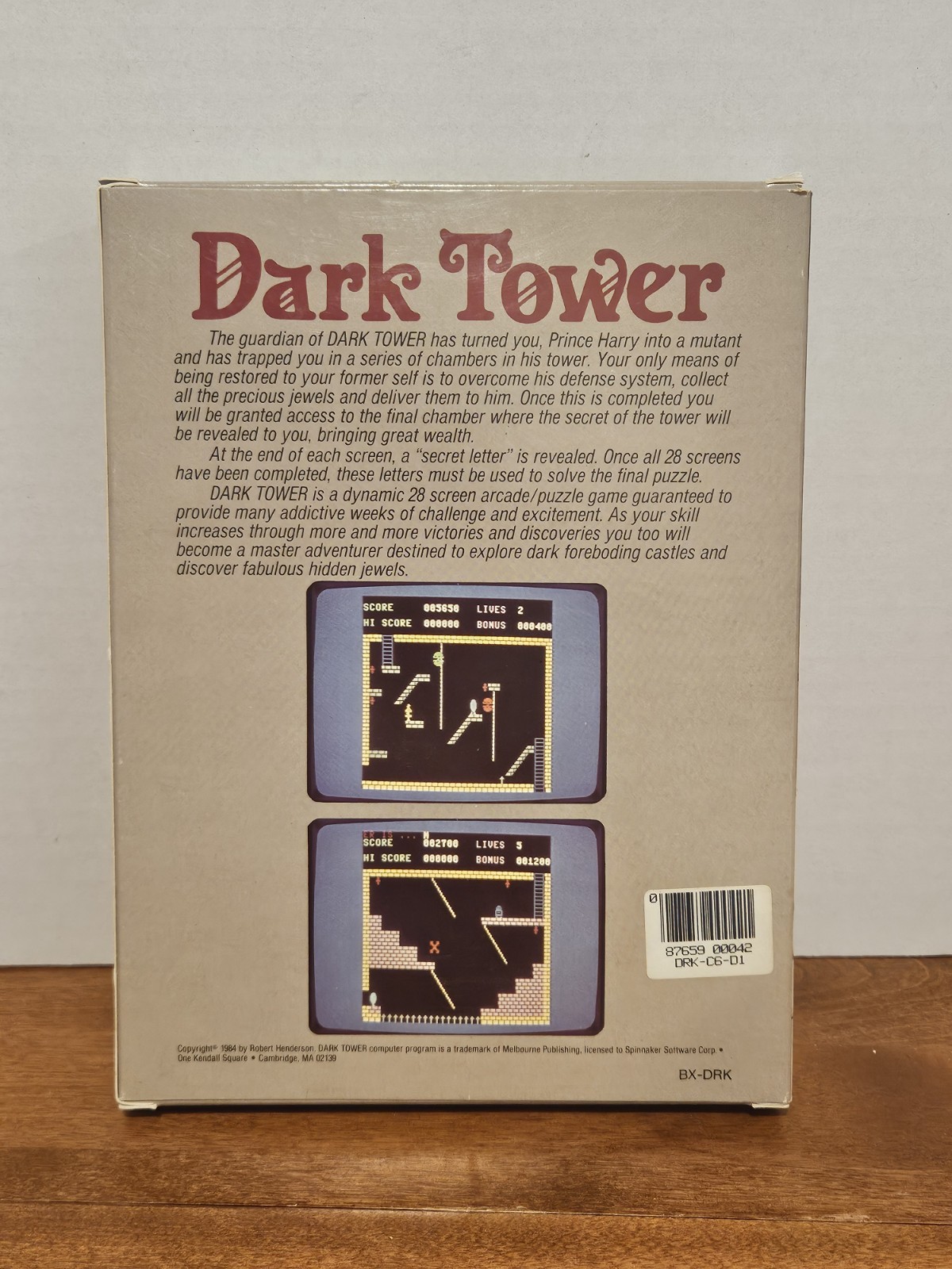 DARK TOWER (Commodore 64) — Spinnaker Games 1984 Complete!