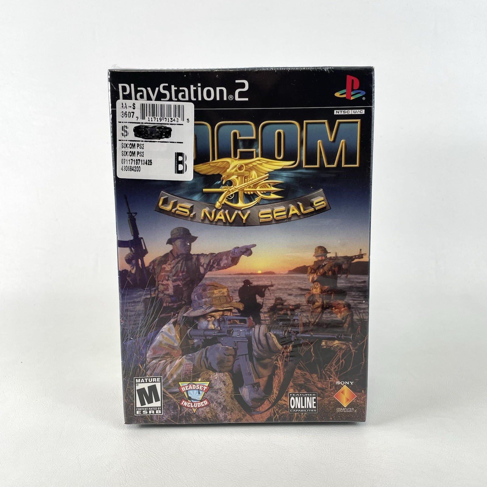SOCOM: U.S. Navy Seals, Headset Bundle Box (PlayStation 2 PS2) BRAND NEW SEALED!