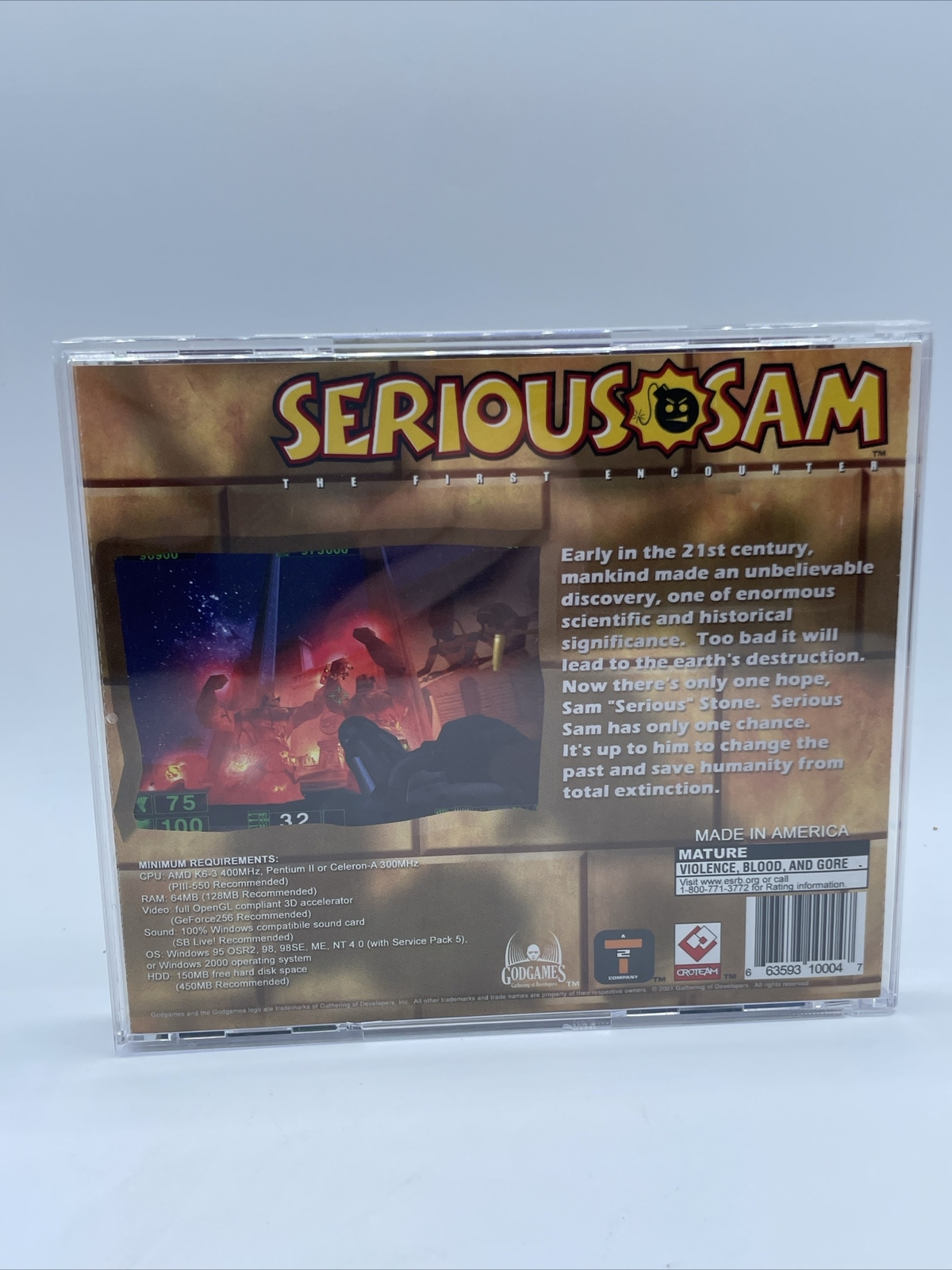 Serious Sam: The First Encounter (PC, 2001) – Classic First-Person Shooter Game