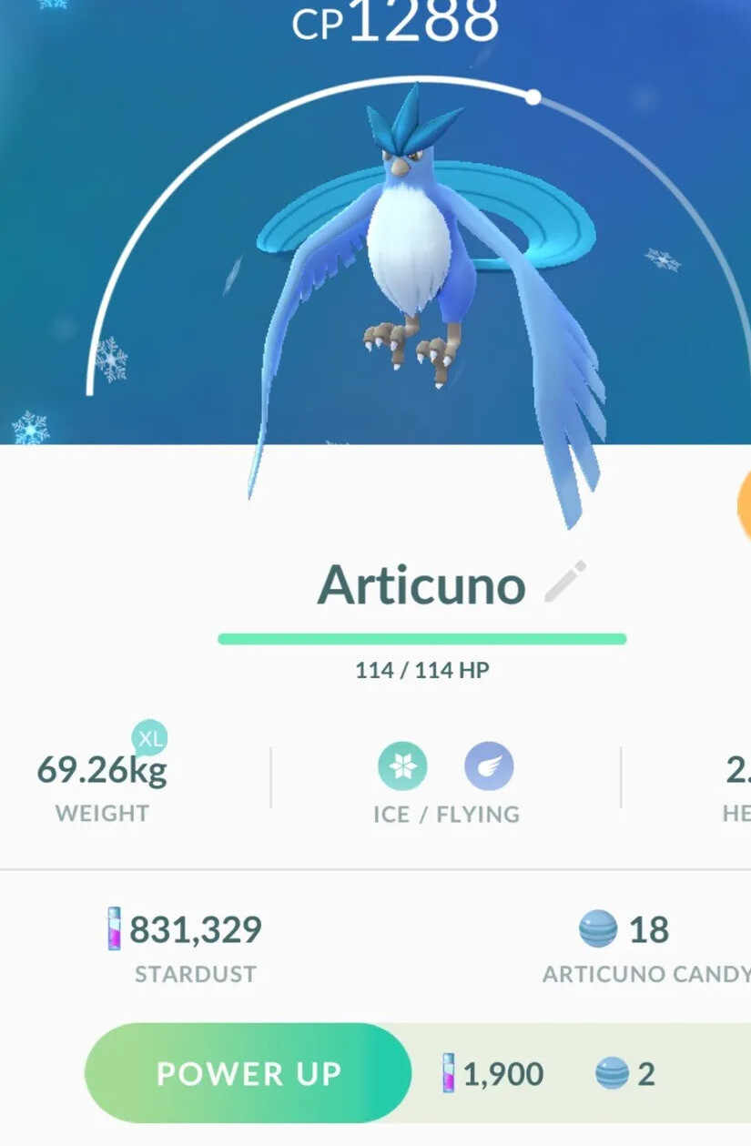 Pokemon Legendary Articuno Registered Or 30days Safe And Fast