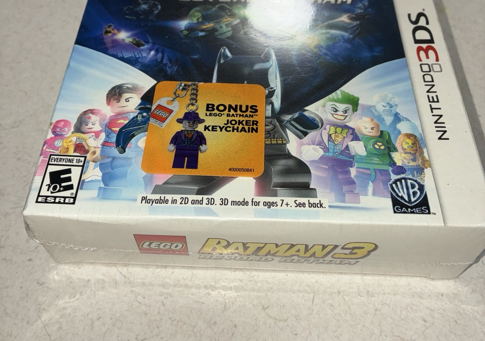ToysRUs Preorder Joker Keychain LEGO Batman 3 Beyond Gotham Nintendo 3DS Sealed