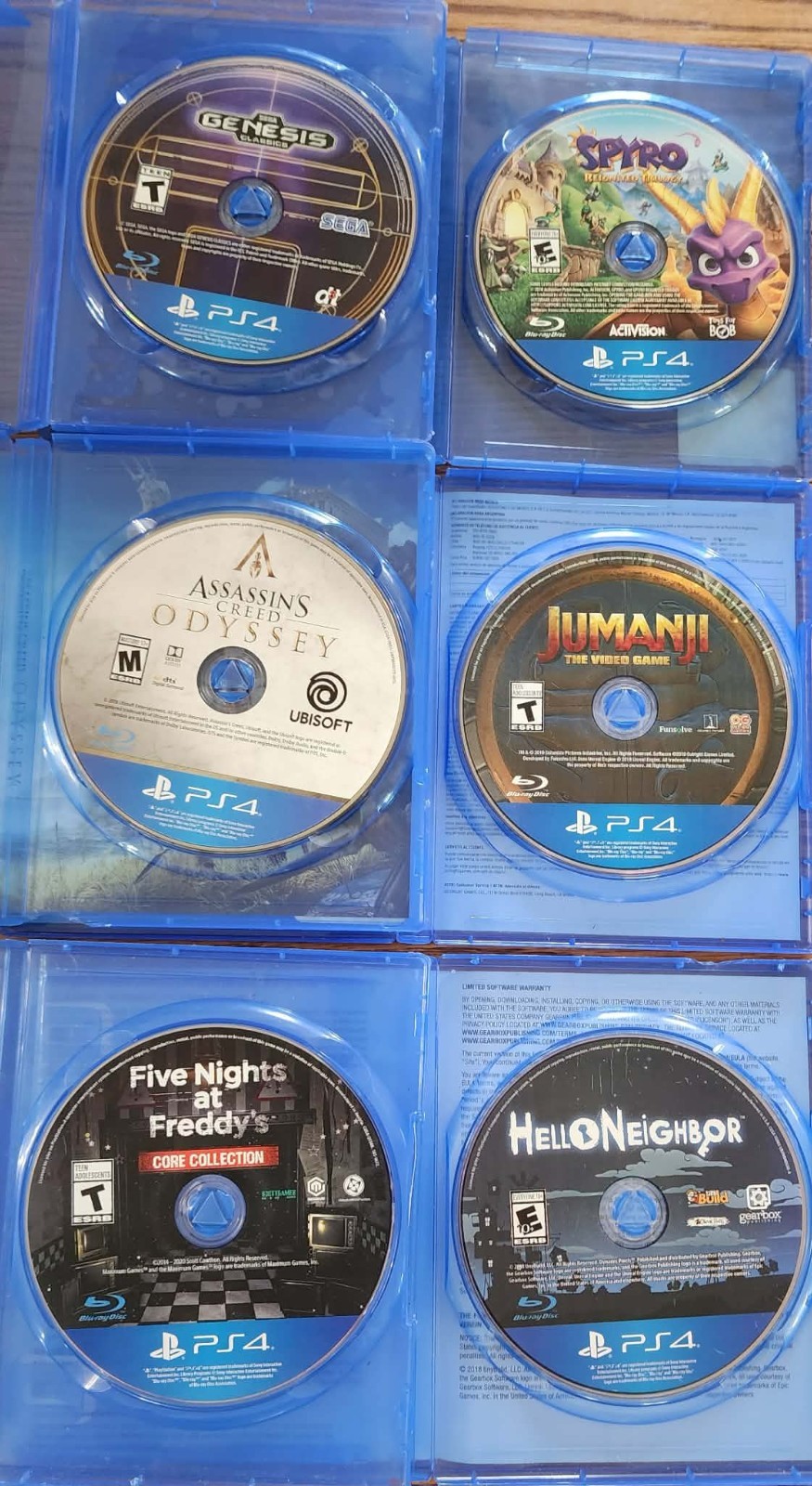 Lot of PS4 Games – List Below…all in good condition, all tested and working!