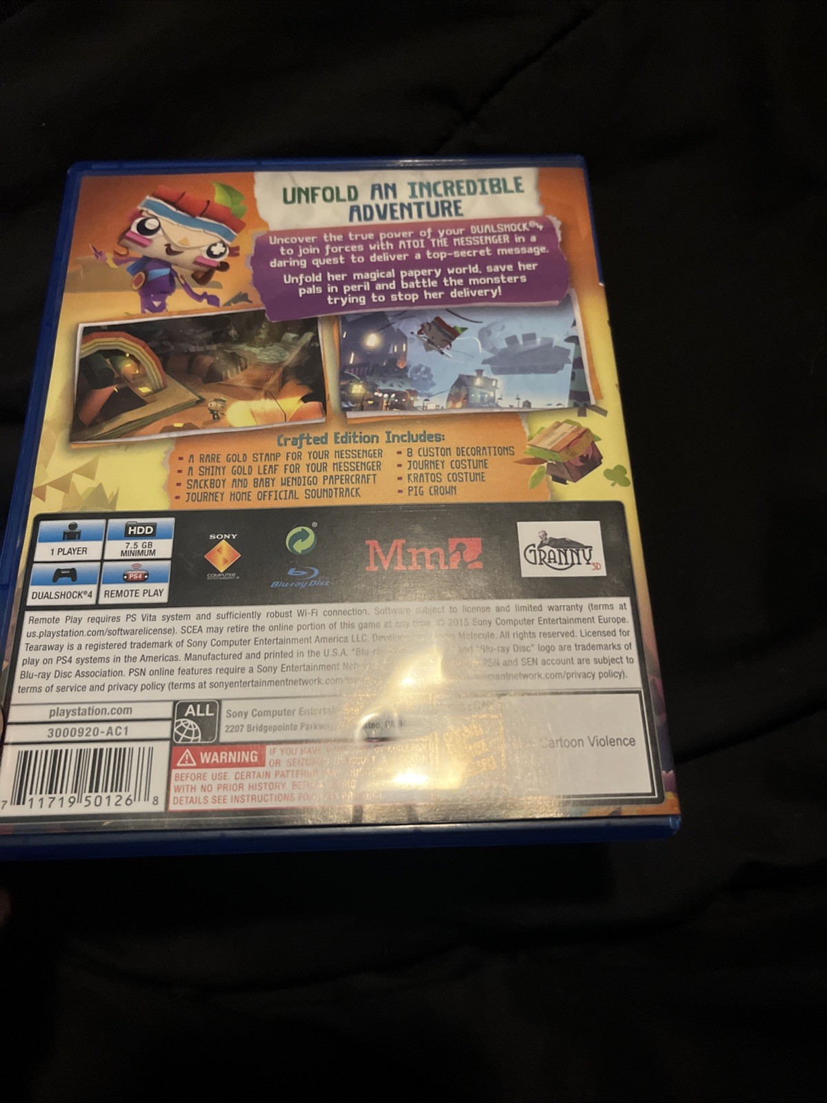 Tearaway Unfolded: Crafted Edition PS4