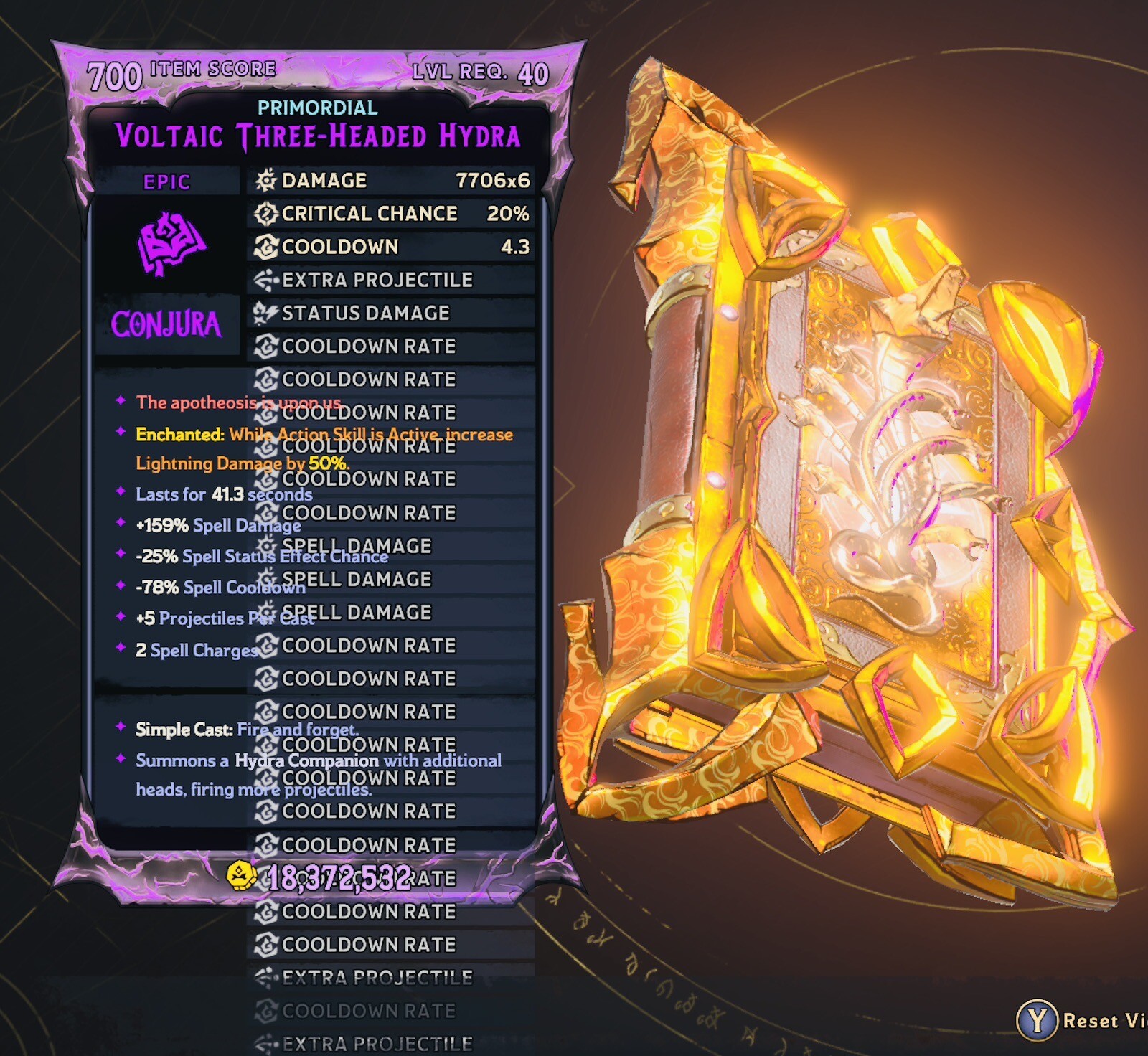 Tiny Tinas Wonderlands Level 40 Godmode 10 Modded Spells XBOX ONE X/S PS4 PS5 PC