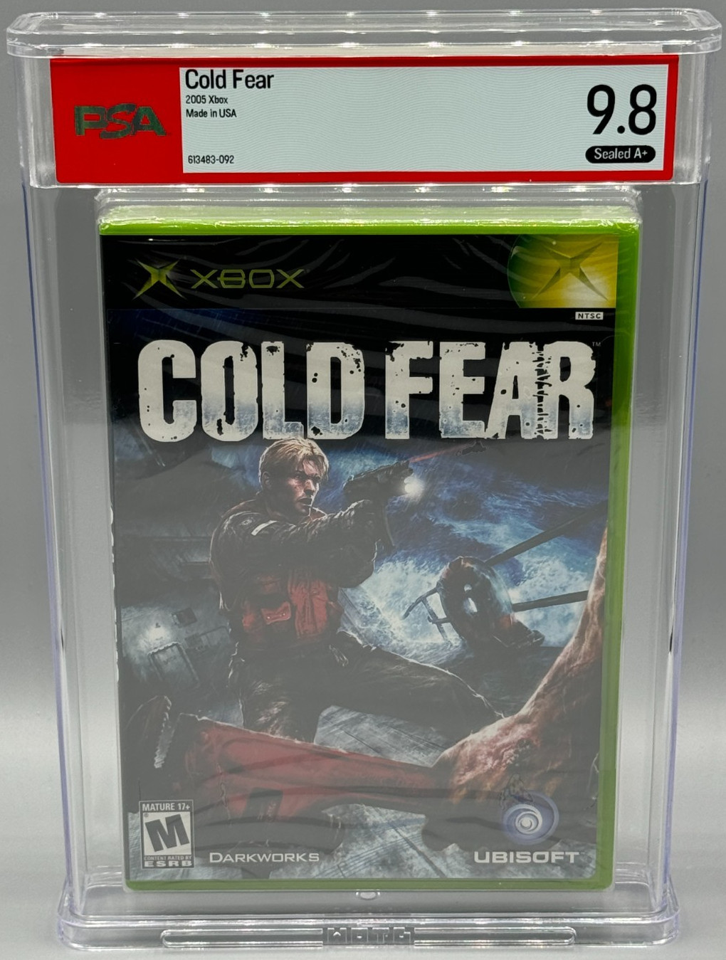 Cold Fear Microsoft Xbox Sealed New PSA 9.8 A+ Graded NOT WATA Ubisoft
