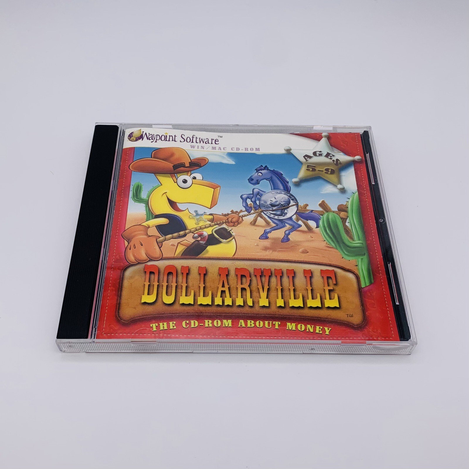 Dollarville The CD-Rom About Money PC Win Mac, 1998 Ages 5-9 Waypoint Software