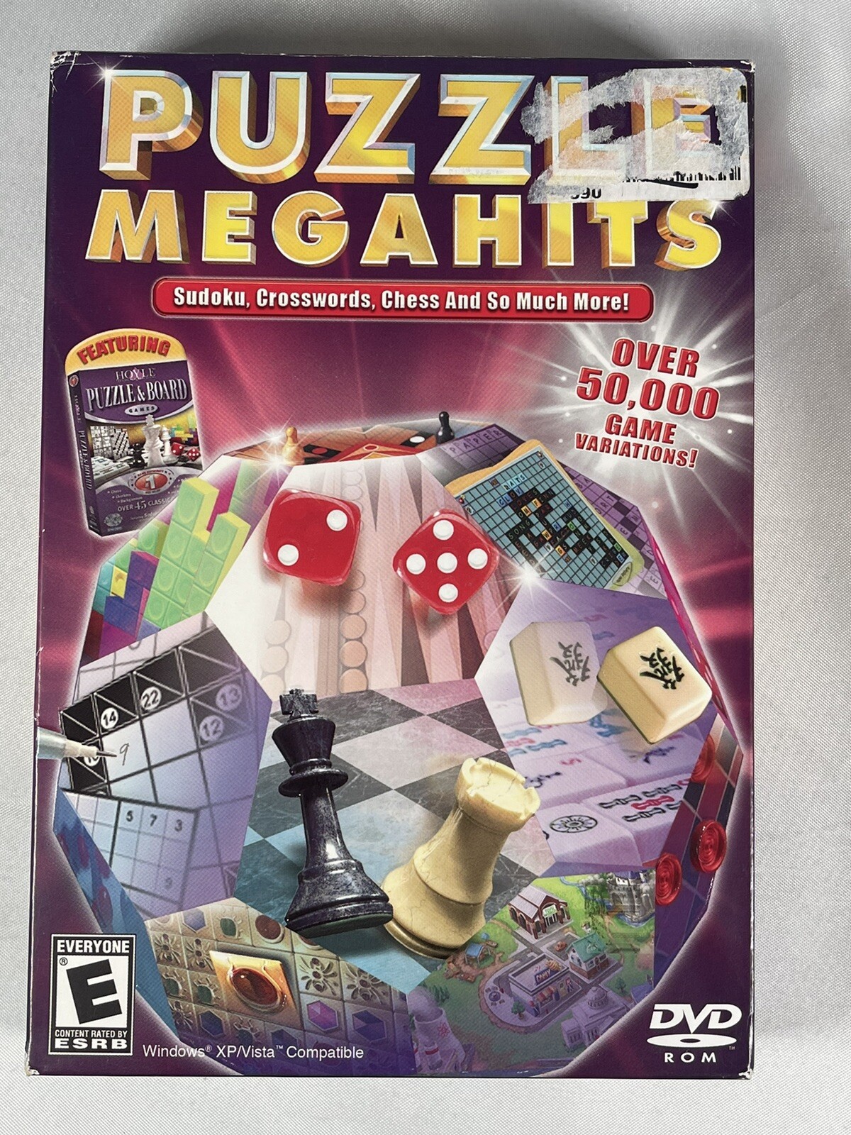 Puzzle Megahits Pc New Boxed Vista XP 50K Game Variations Hoyle Games Cleopatra