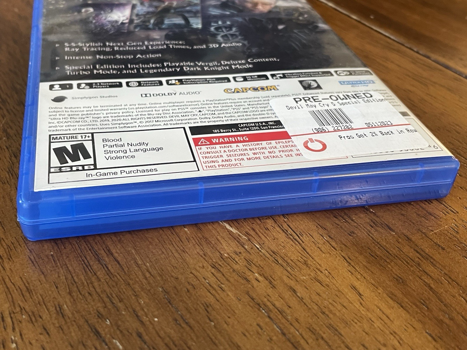 Devil May Cry 5 Special Edition. PS5 – Sony PlayStation 5
