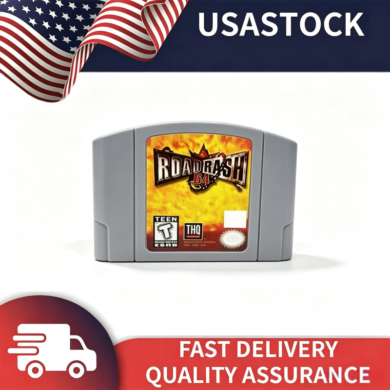Road Rash 64. Games For Nintendo 64 Console US Version