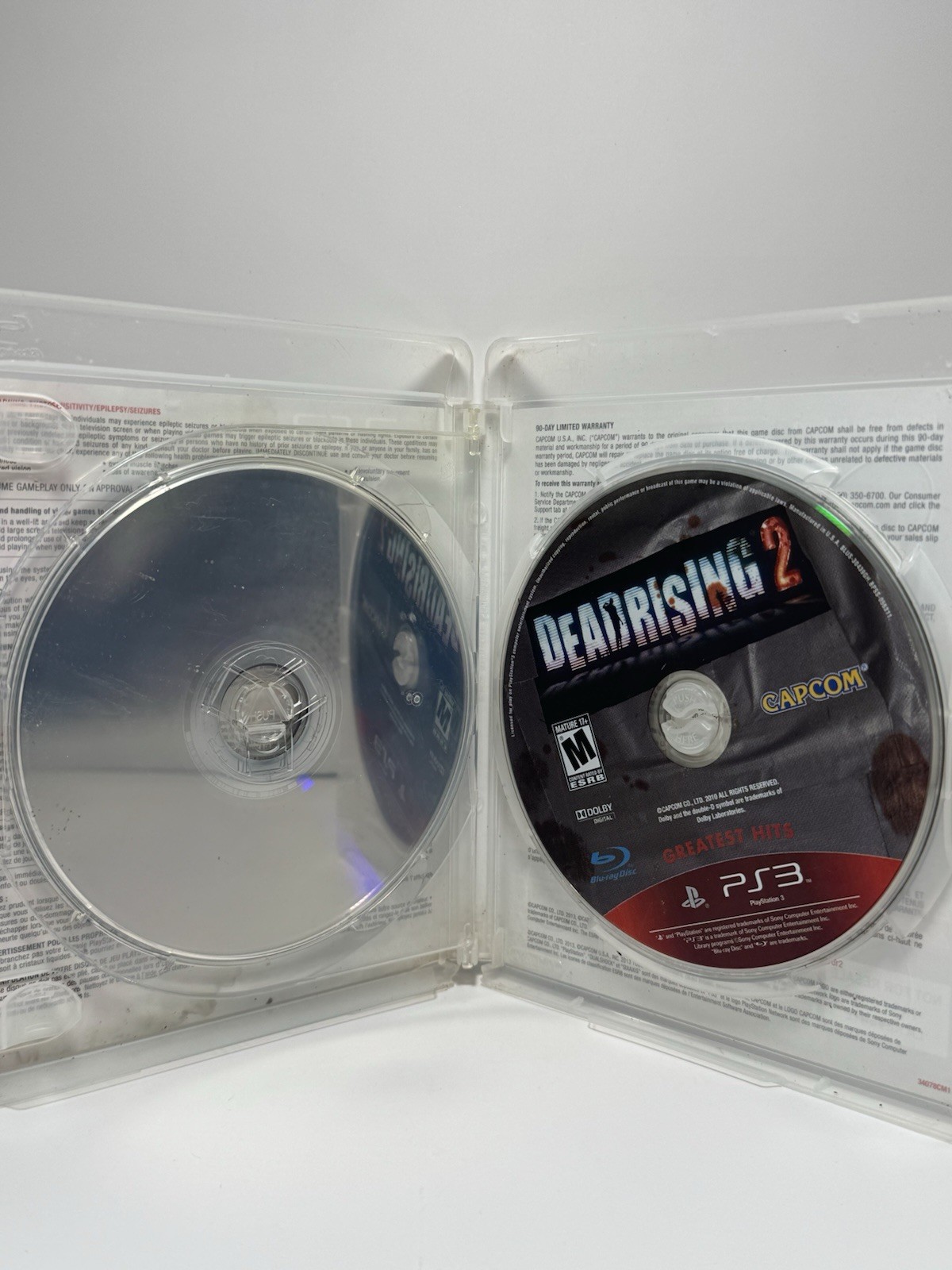 Capcom Essentials Resident Evil 6 Deadrising 2 Sony Playstation 3 Complete