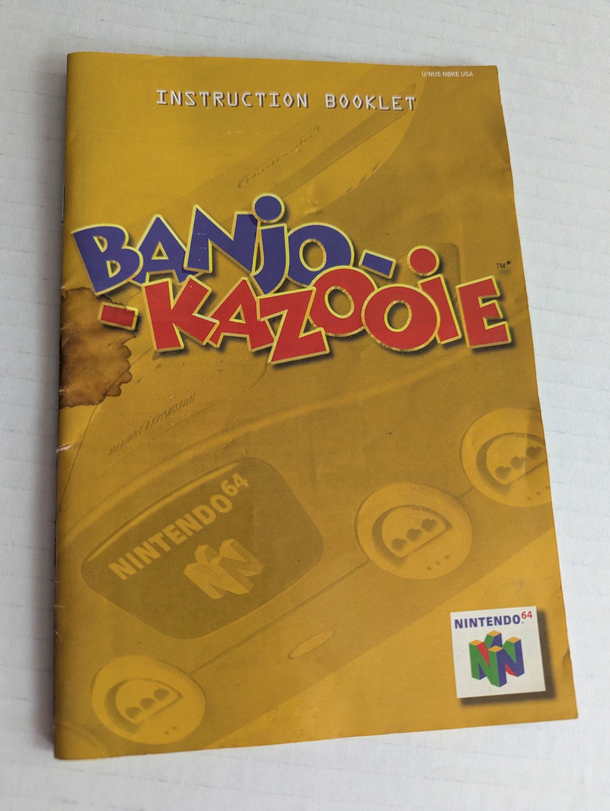 Banjo-Kazooie Nintendo 64 1998 Complete In Box w/ Manual N64 CIB