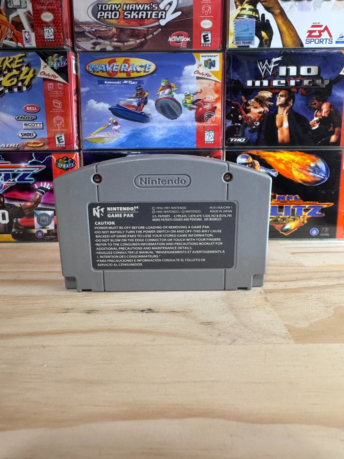 Authentic Super Mario 64 Nintendo 64 Cartridge (with custom box).