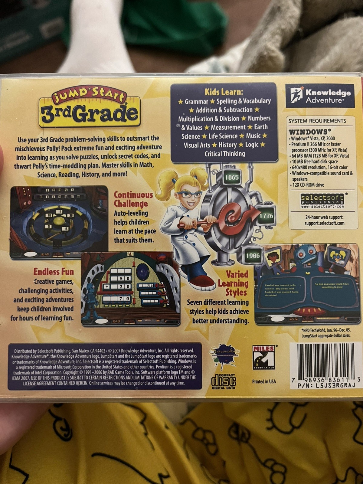 JumpStart 3rd Grade Ages 7-9 Knowledge Adventure Jump Start
