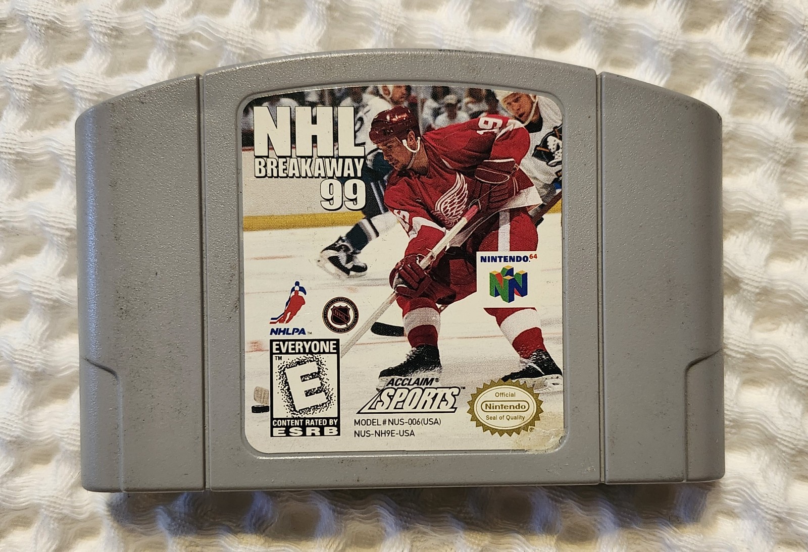 NHL Breakaway 99 Nintendo 64 Cartridge