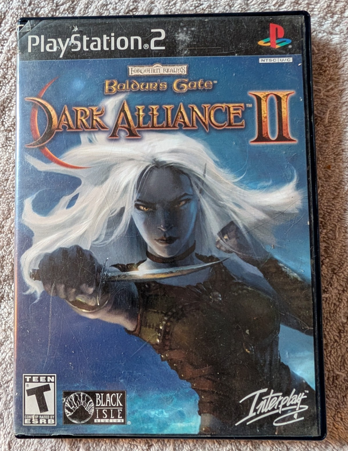 Sony PS2 Baldur’s Gate: Dark Alliance II Manual+Case T NTSC-U/C Multiplayer CIB