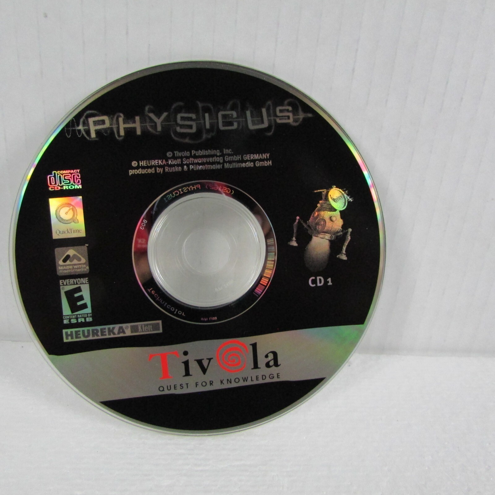Physicus – Save The World With Science PC CD-ROM Video Game Windows & Mac Tivola