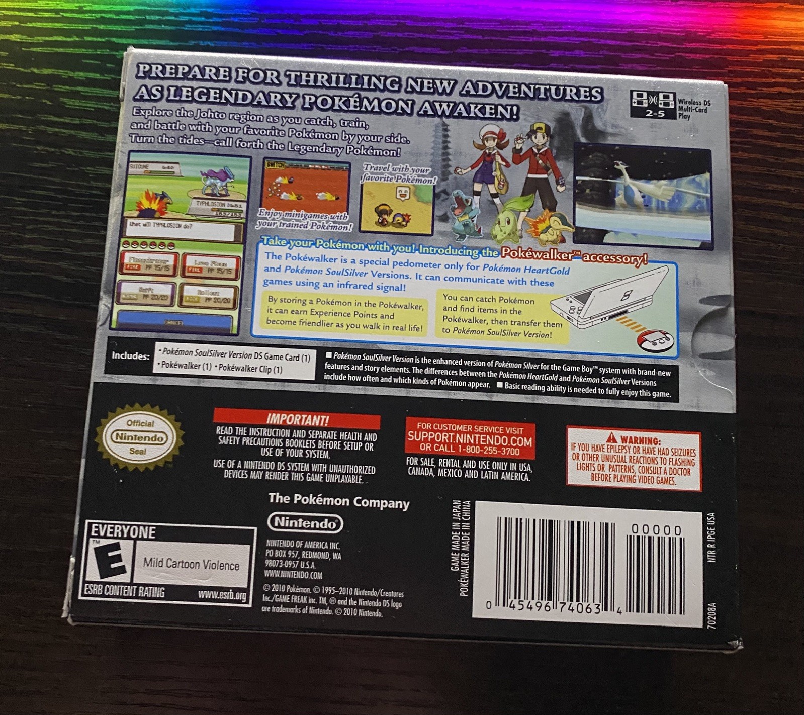Pokemon: SoulSilver Version CIB [Pokewalker]