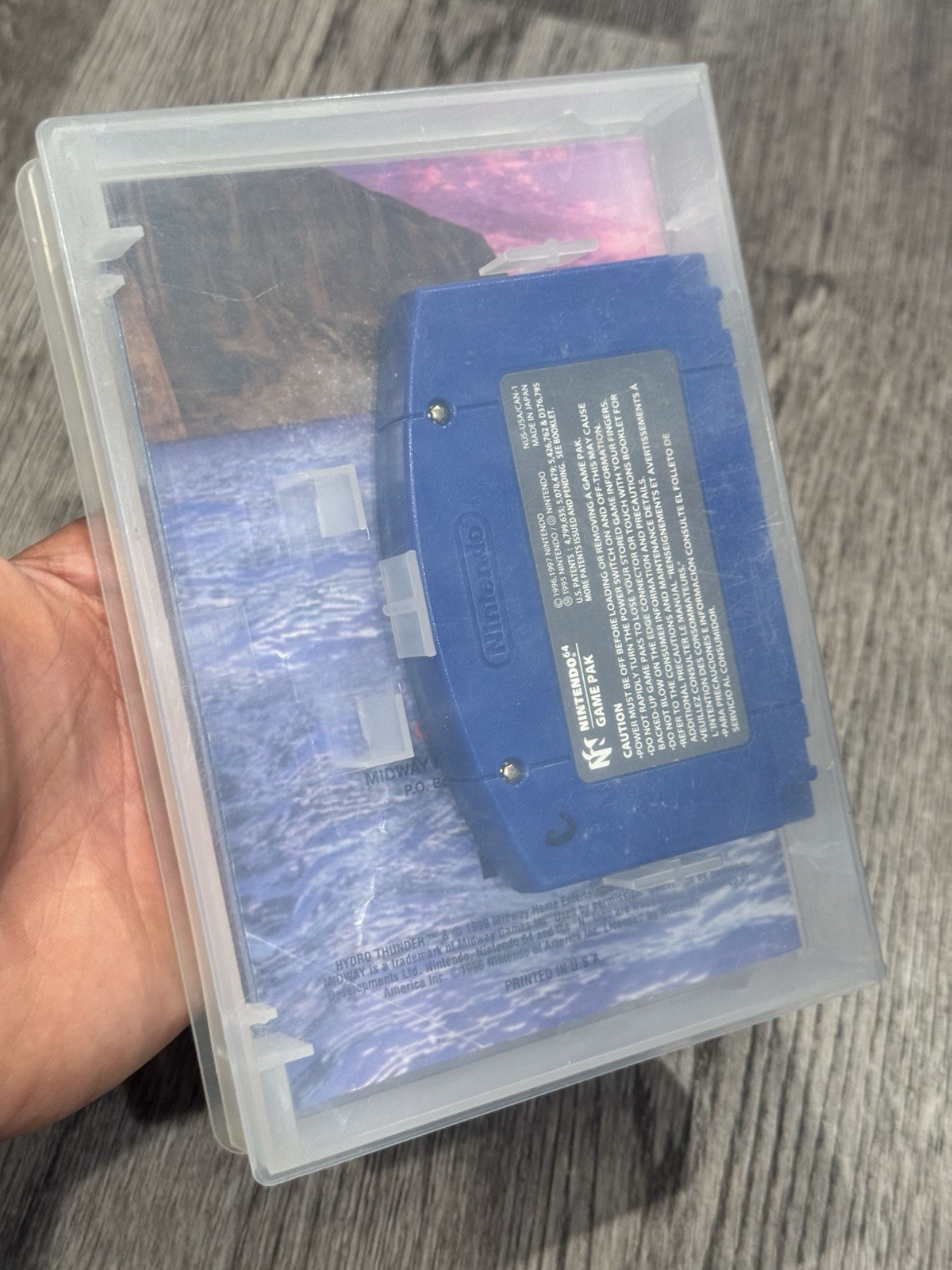 Hydro Thunder (Nintendo 64, 2000) Cleaned Tested Authentic N64 + Manual & Case
