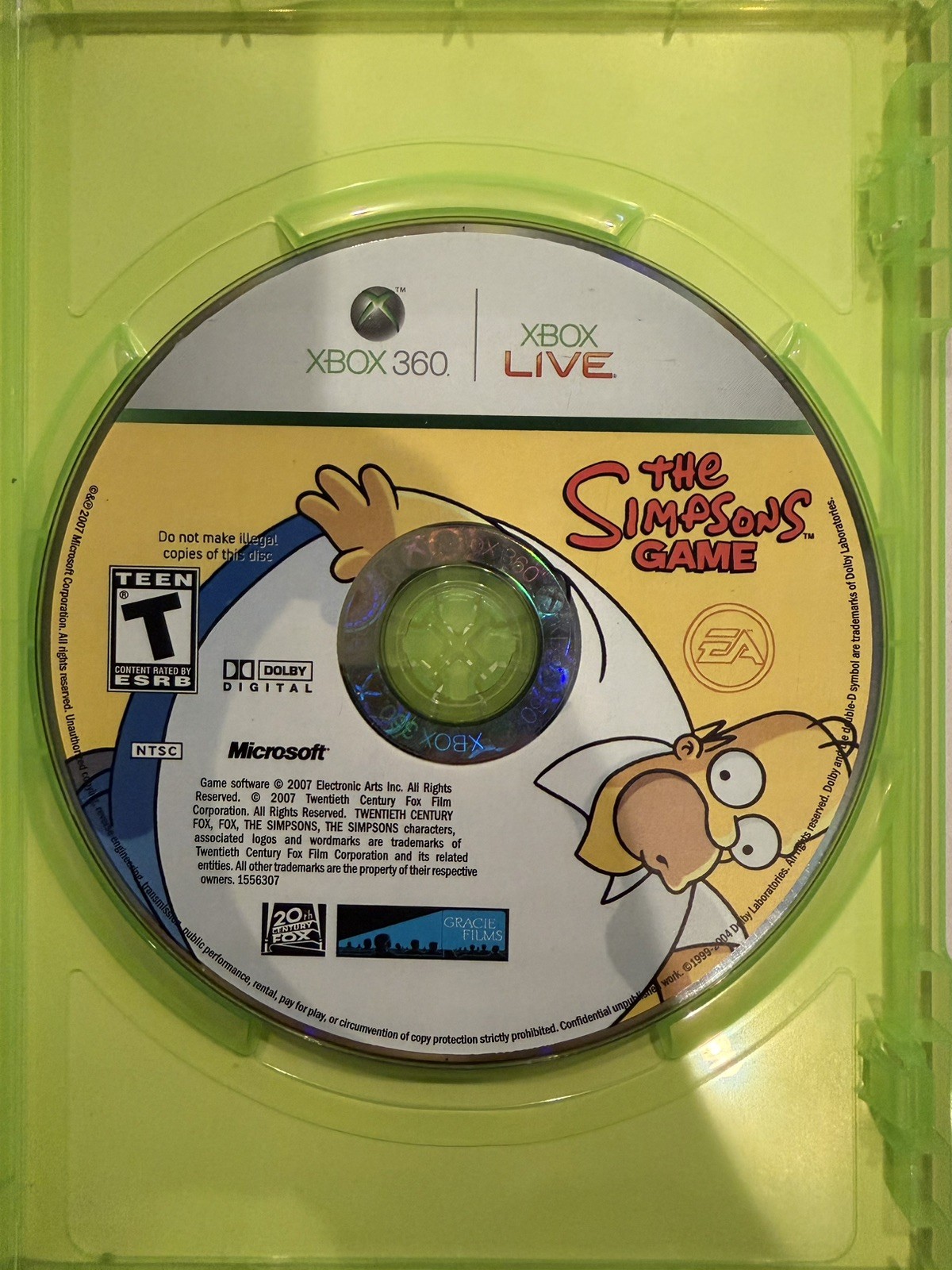 The Simpsons Game; CIB (Microsoft Xbox 360, 2007)