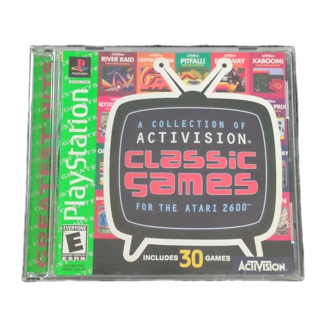 Activision Classics (Sony PlayStation 1, 1998, E) Atari 2600 30 Classic Games