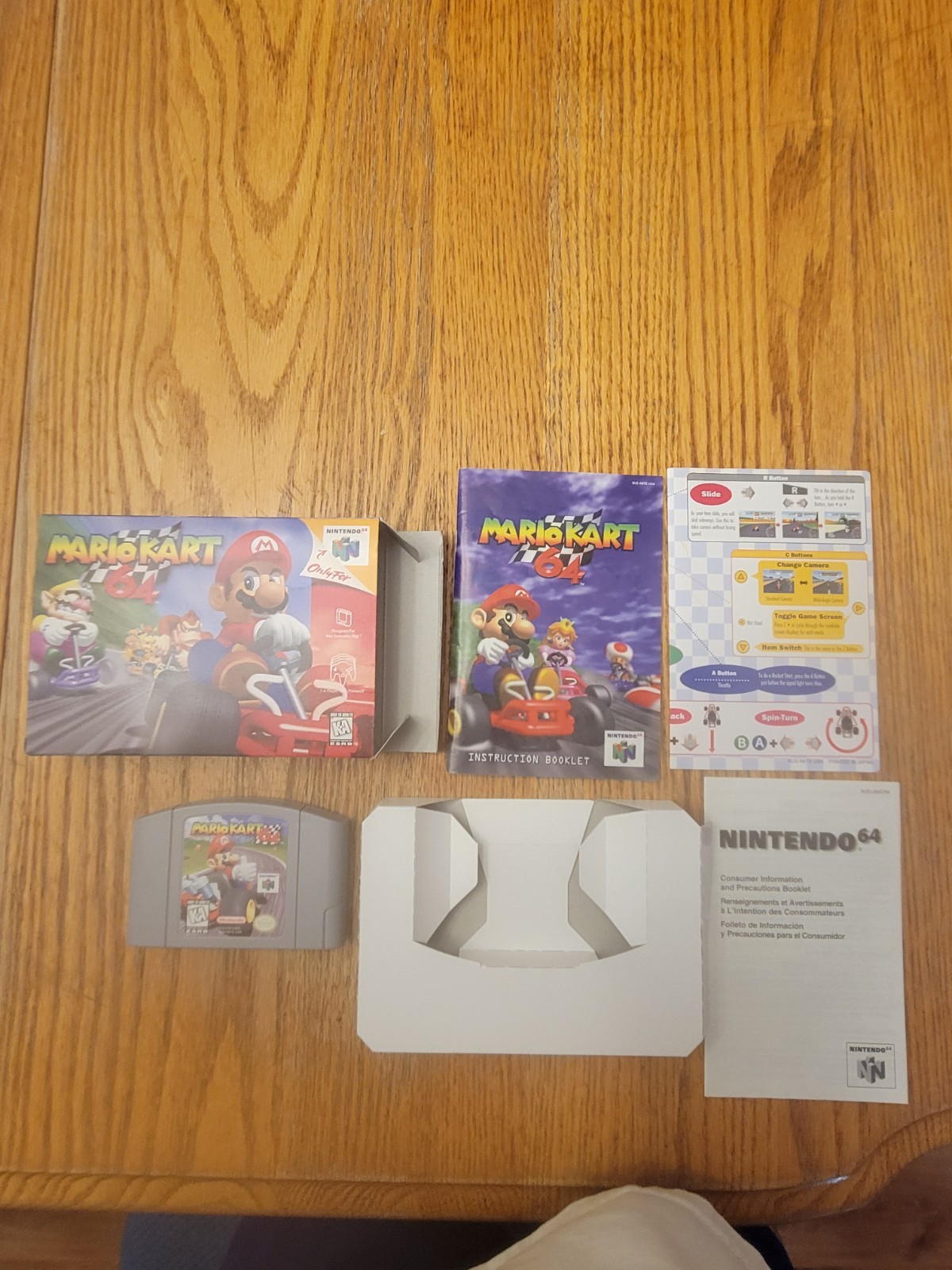 Mario Kart 64 (Nintendo 64, 1997) CIB 100% Complete In Box – Authentic – Tested