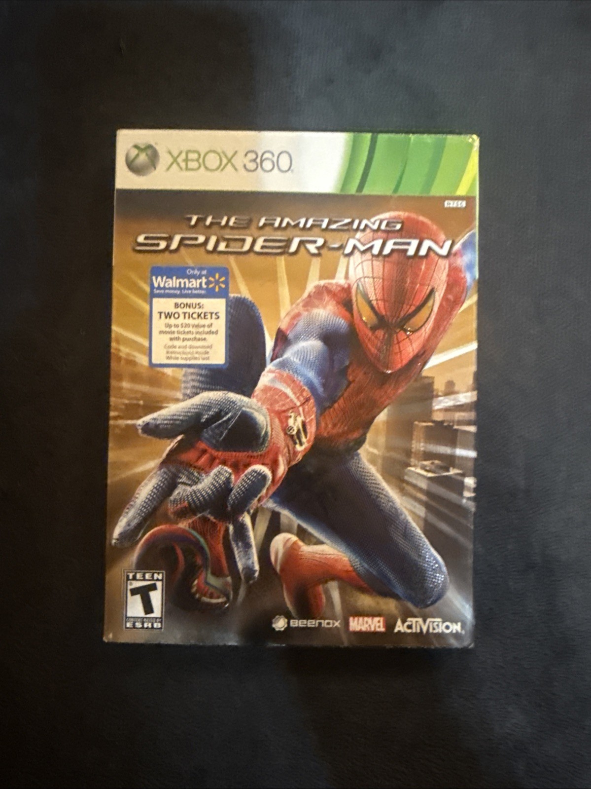 The Amazing Spider-Man (Microsoft Xbox 360) CIB Complete W/ Slipcover