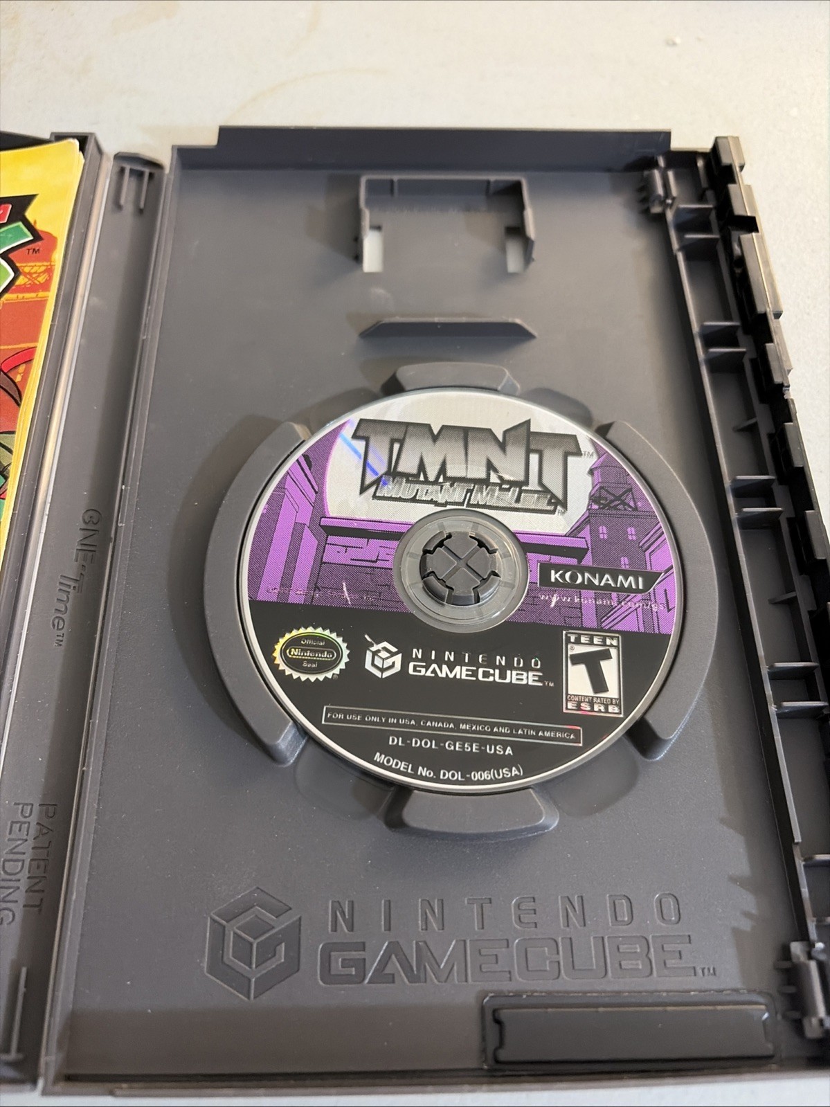 TMNT Mutant Melee Nintendo GameCube. CIB Tested And Working