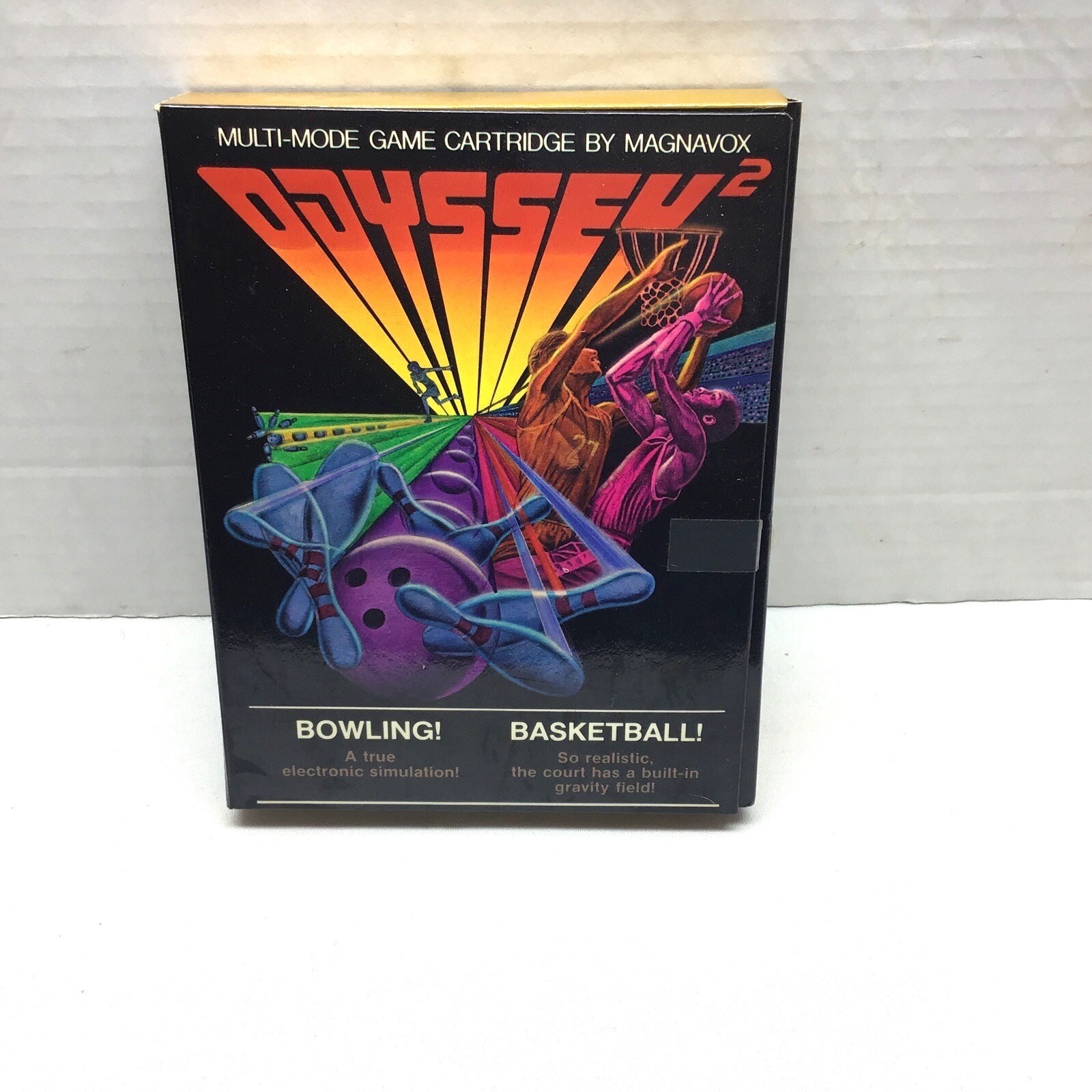 Magnavox Odyssey 2 Bowling Basketball Game CIB with Manual Original Box