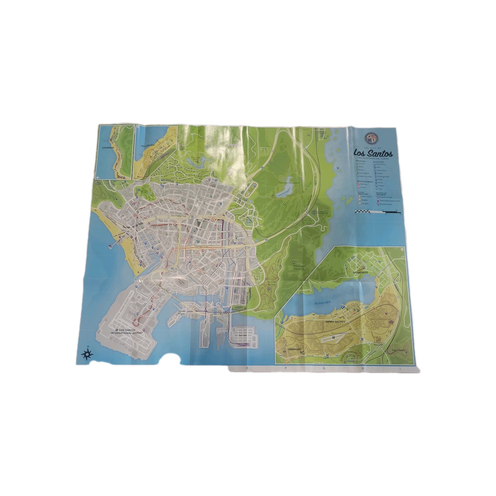 GTA V (Xbox 360) Complete Edition w/ 2 Discs Map Manual & Promo Inserts Tested