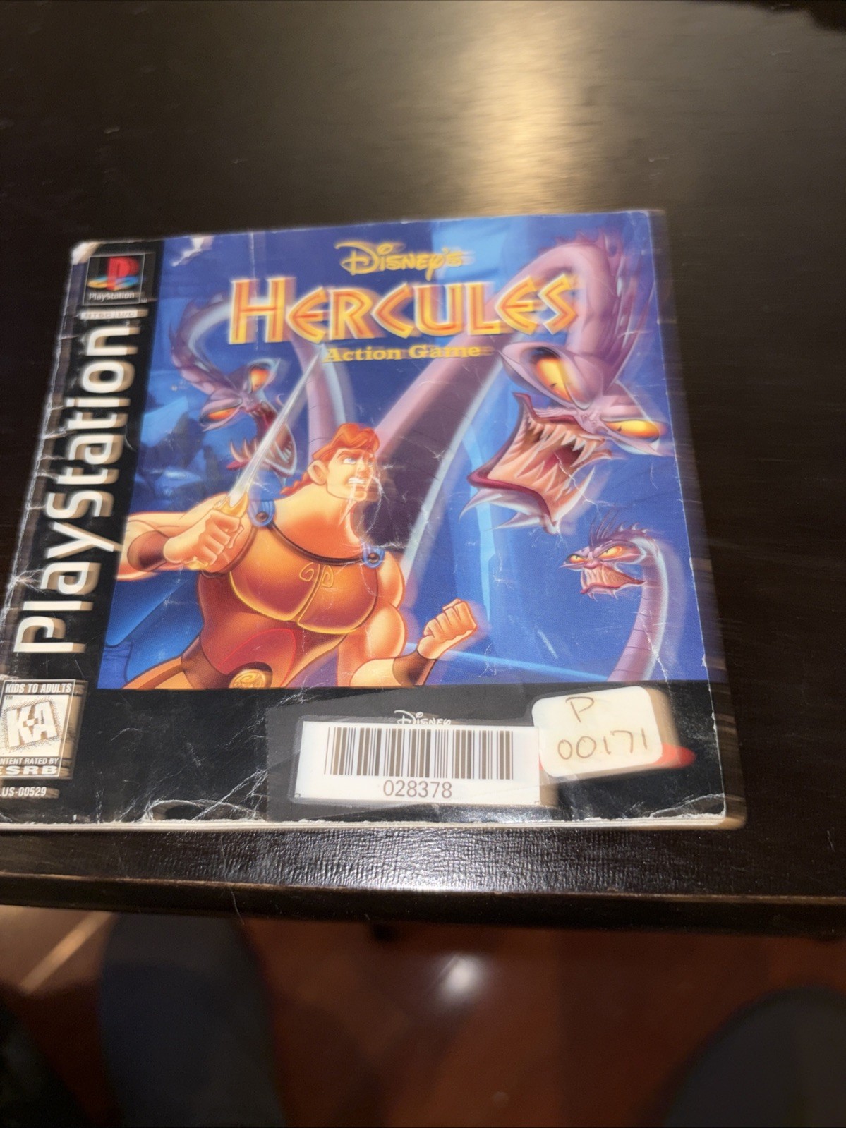 Disney Interactive Disney’s Hercules Sony PS1 With Original Insert/Instructions