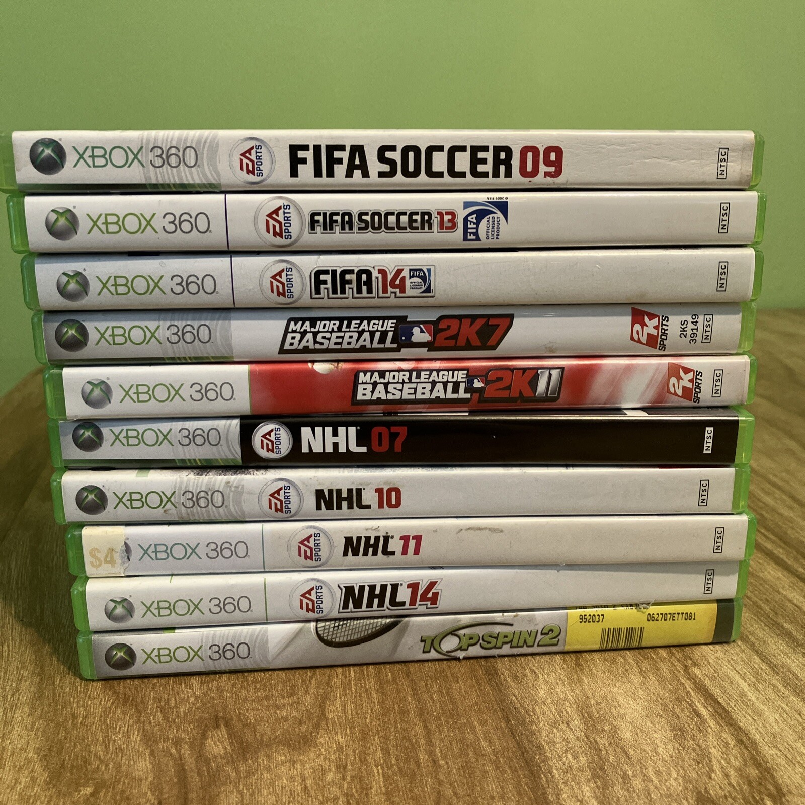 Xbox 360 $65 Value Sports Lot 10 Video Games Tested Working Condition Varies