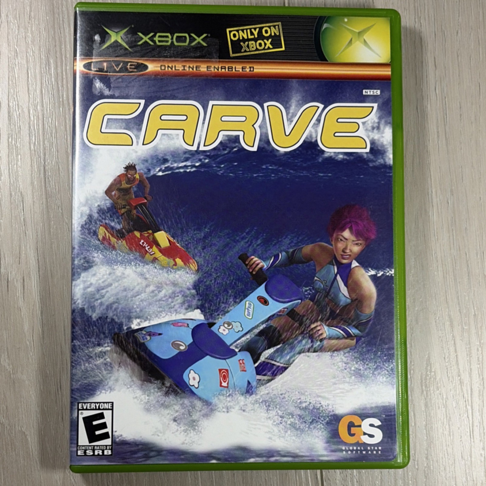 Global Star Software Carve Xbox Extreme Sports Racing Multiplayer Manual NTSC-U