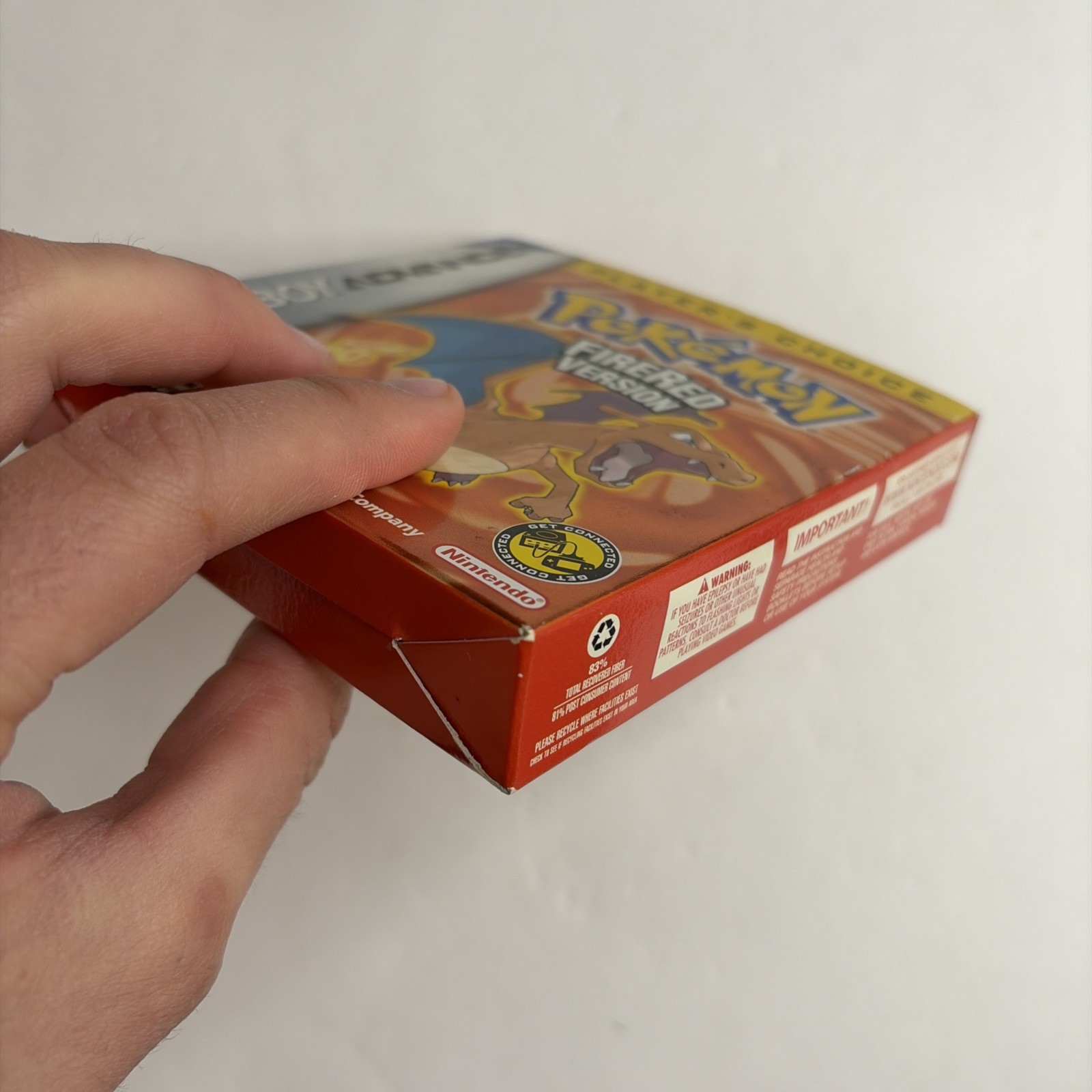 NICE! Pokemon FireRed GameBoy Advance Authentic GBA Complete In Box CIB