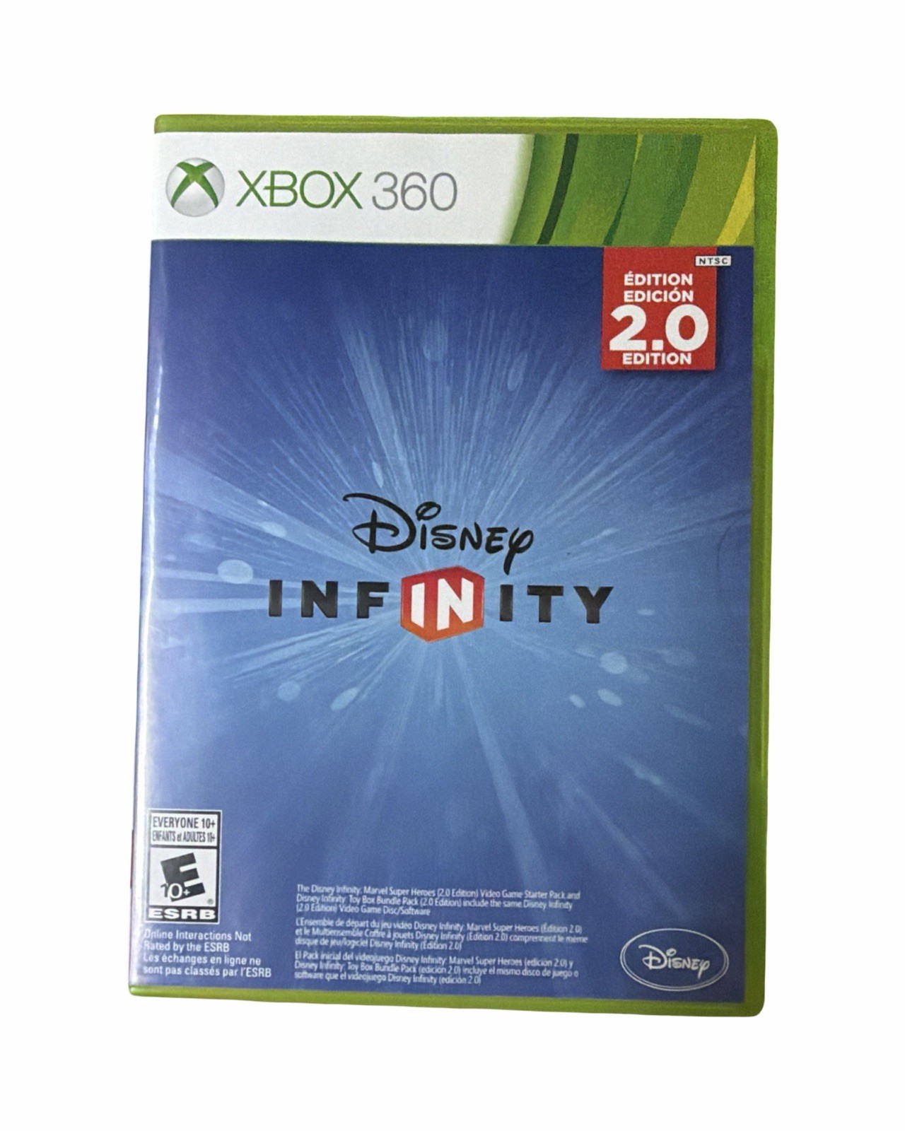 Disney Infinity 2.0 Edition Xbox 360 Video Game Complete Cartoon / Marvel