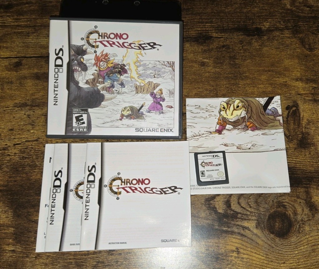 Chrono Trigger (Nintendo DS, 2008) Complete w/ Manual & Poster