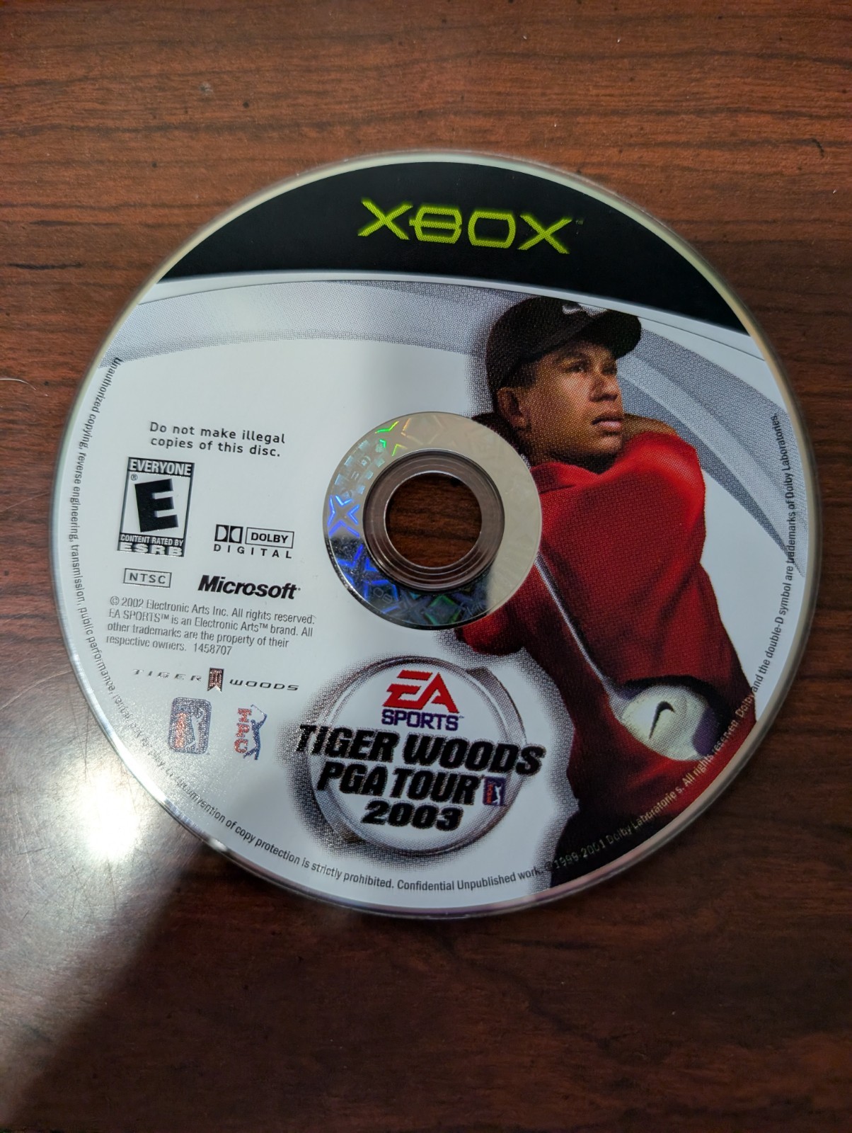 Tiger Woods PGA Tour 2004 (Microsoft Xbox, 2003) NO TRACKING – DISC ONLY