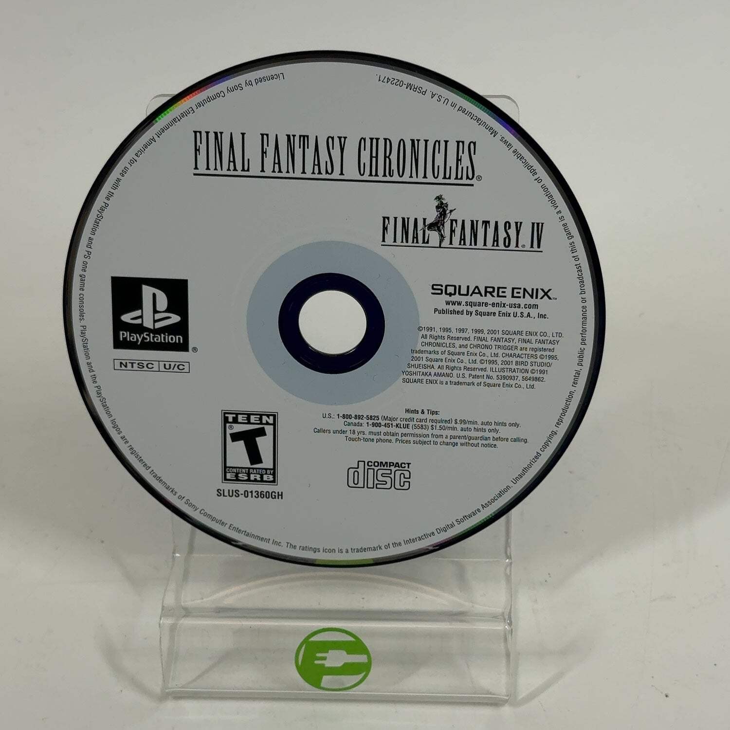 Final Fantasy Chronicles (Sony PlayStation 1 PS1, 2001)