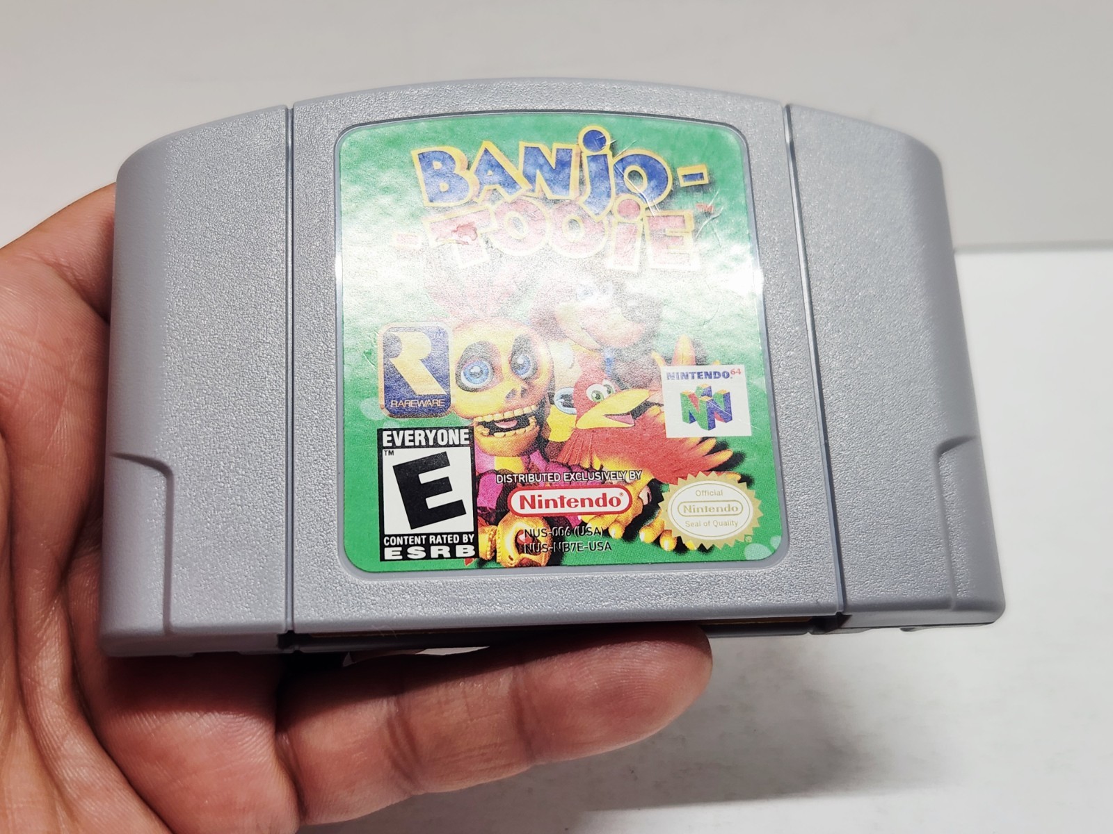 Banjo-Tooie N64 Nintendo 64 Cartridge Box & Insert Only No Manual Authentic Test