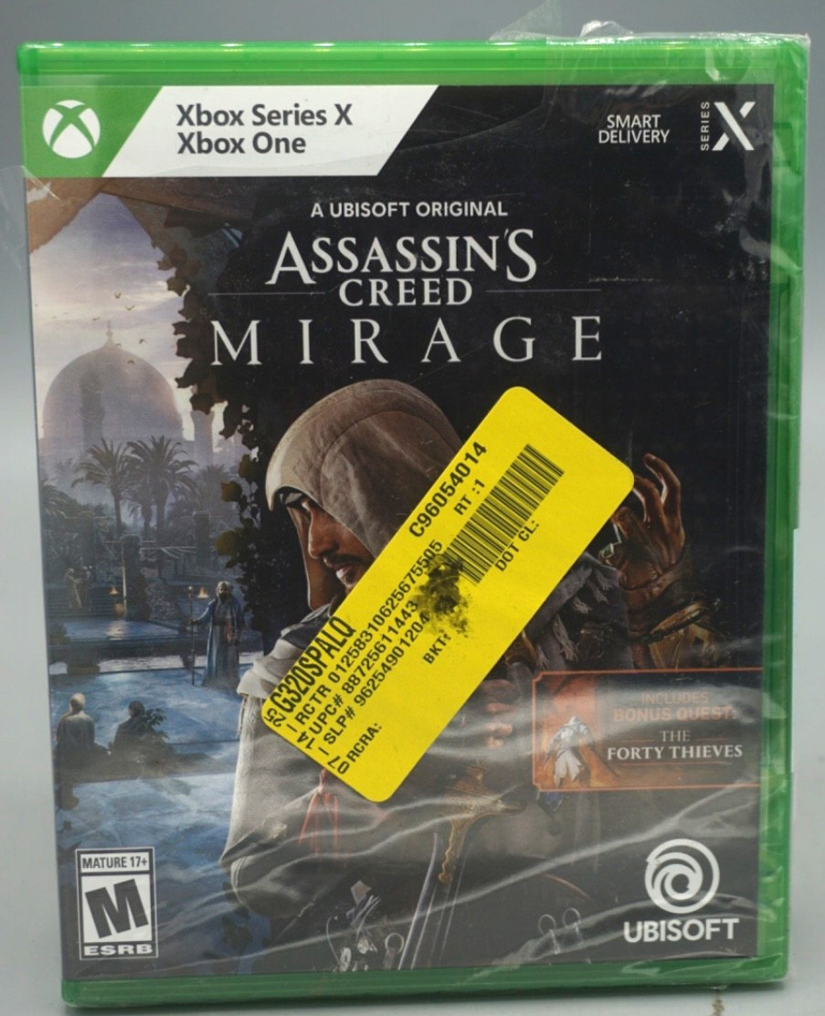 New Assassin’s Creed: Mirage (Microsoft Xbox Series X, 2023) NEW Loose Plastic