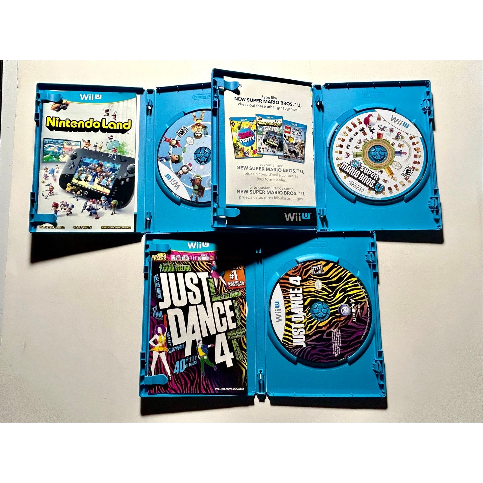 Nintendo Wii U Video Game Bundle Video Game Lot🔥Works! Mario Tekken Pikmin