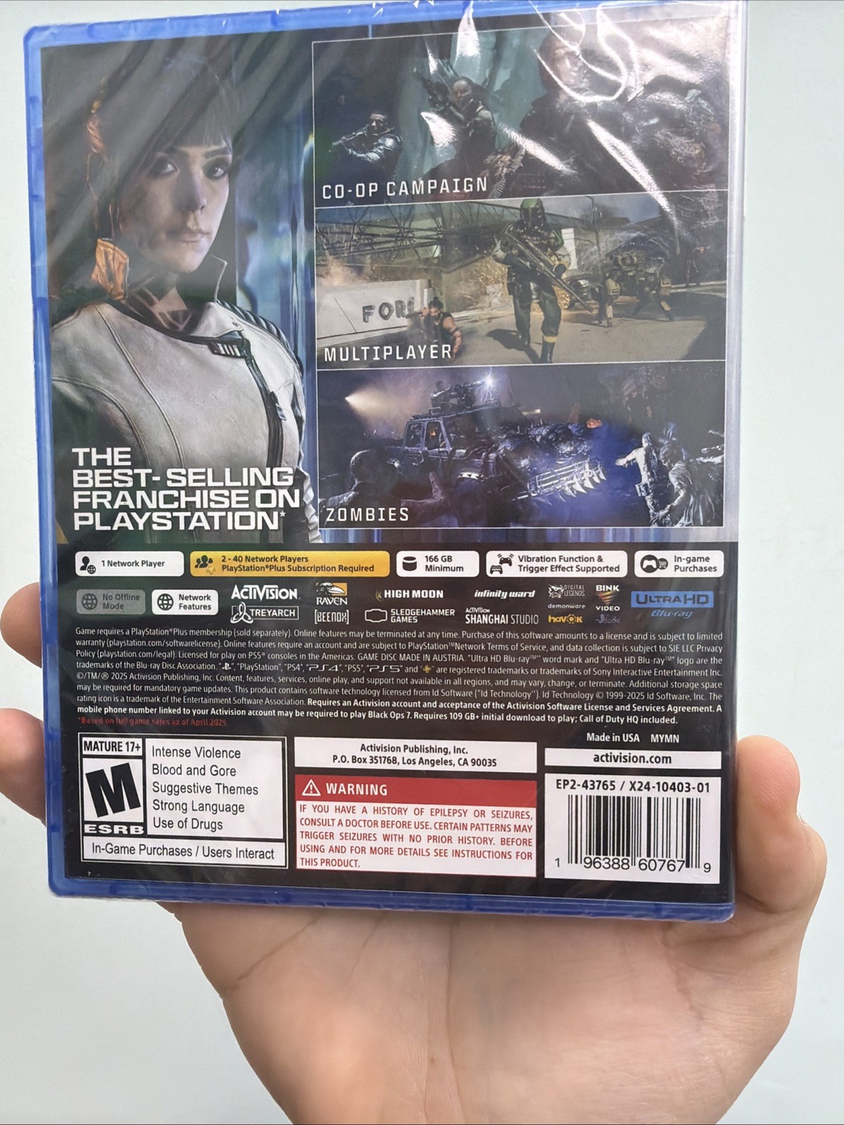Call Of Duty Black Ops 7 – Sony PlayStation 5 PS5 Physical In Box