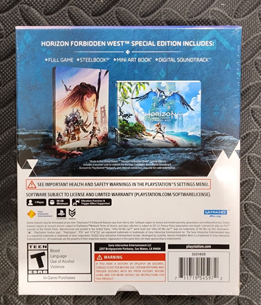 Horizon Forbidden West Special Edition Playstation 5 PS5 Brand New